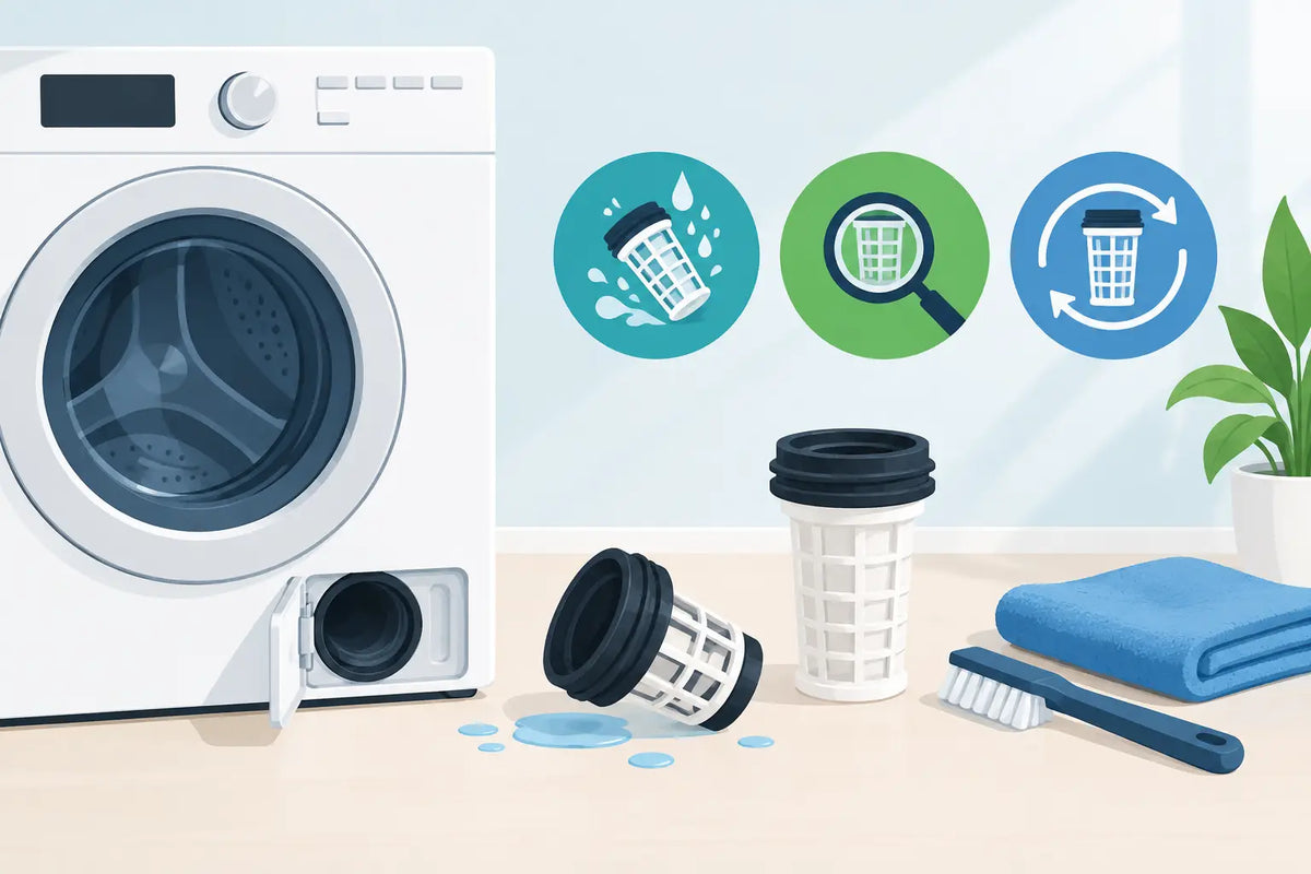 Washing Machine Filters: Clean, Check and Replace