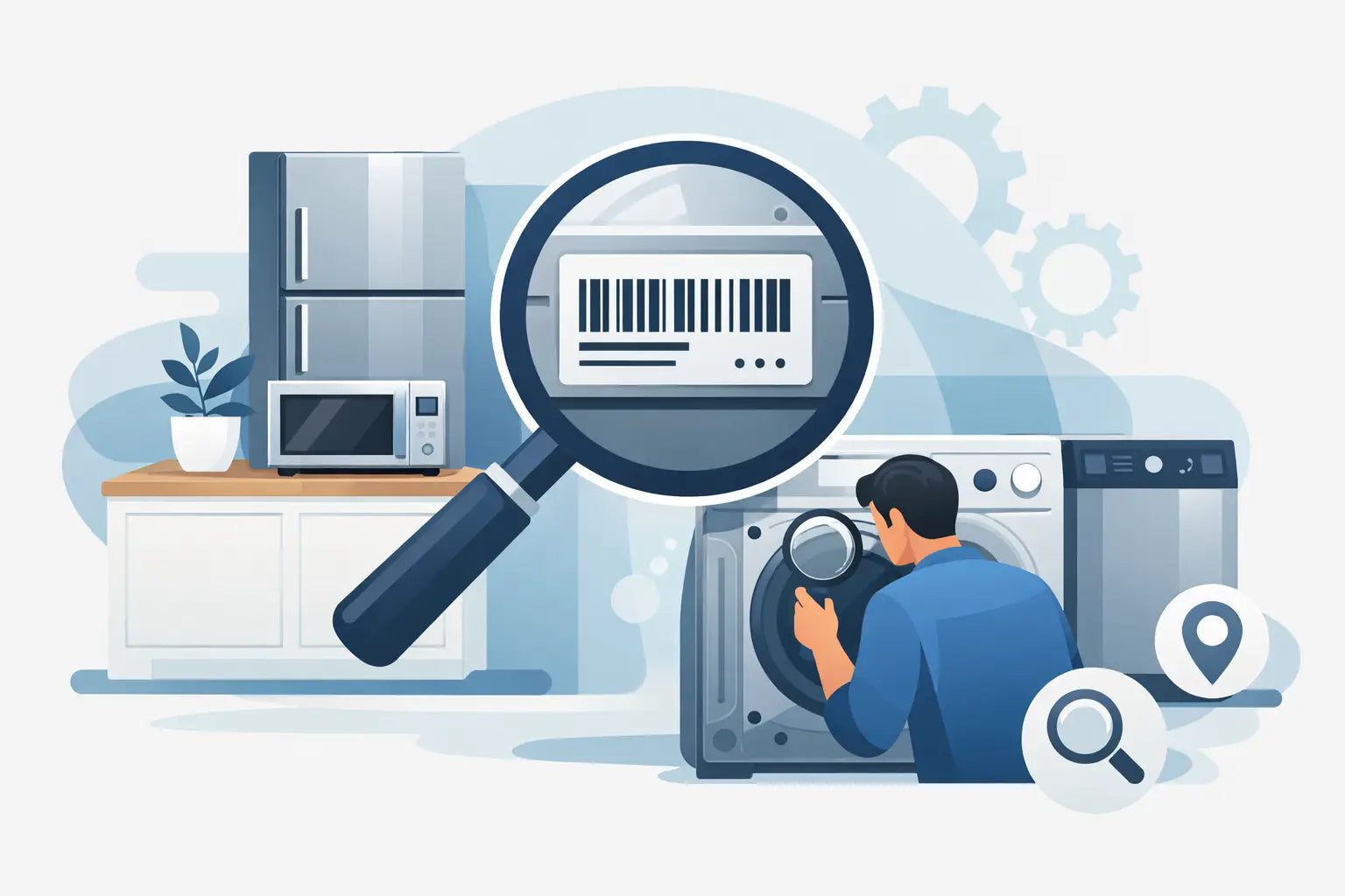 Where to Find an Appliance Serial Number Fast