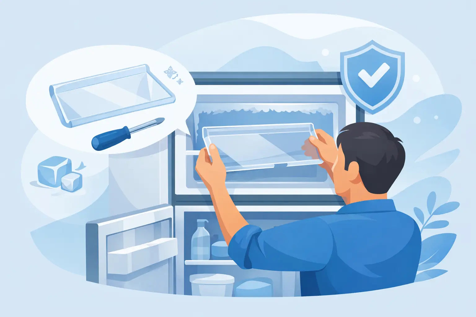 How to Replace a Beko Fridge Flap Safely