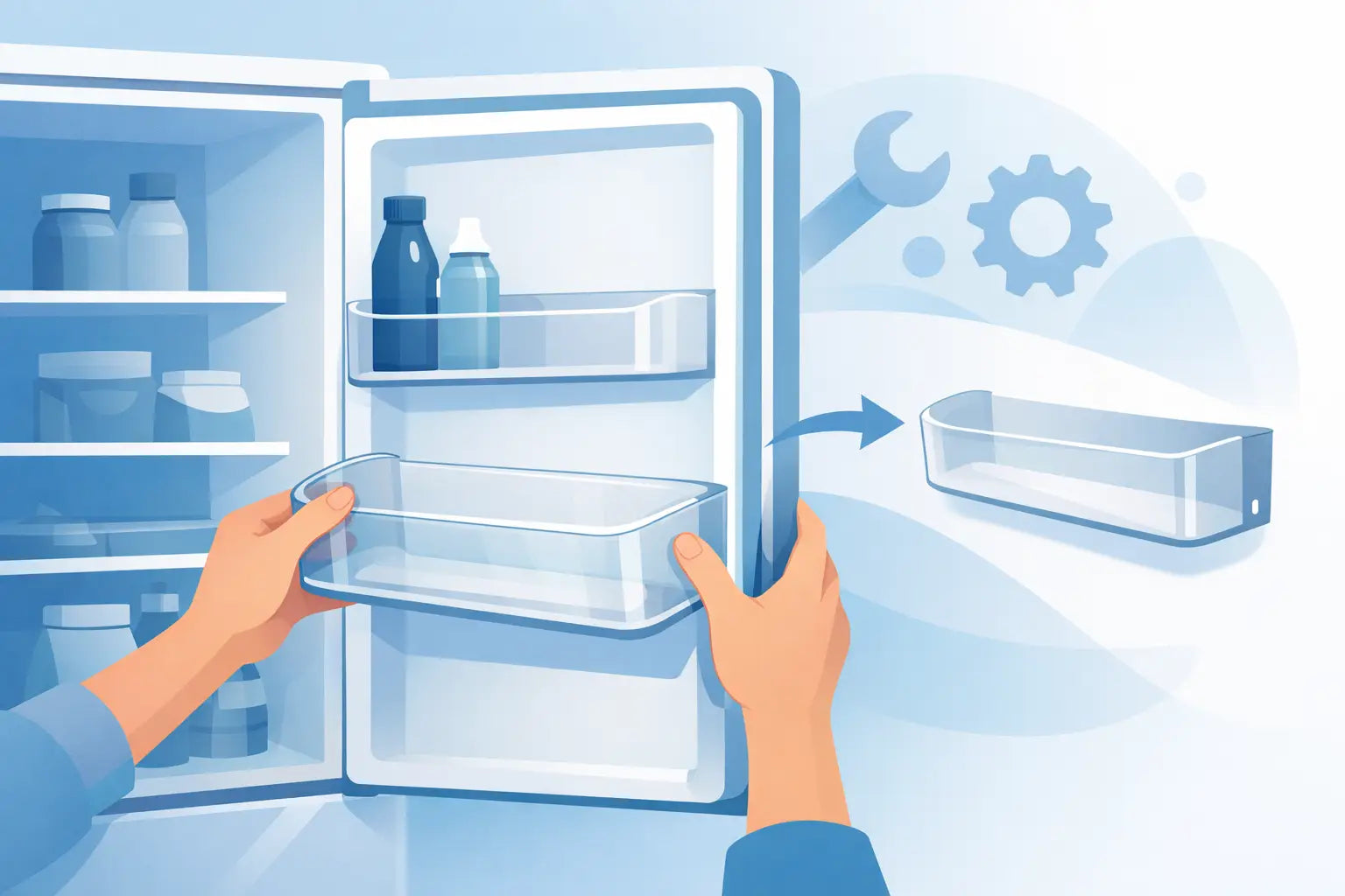 Fridge Door Shelf Replacement Made Simple