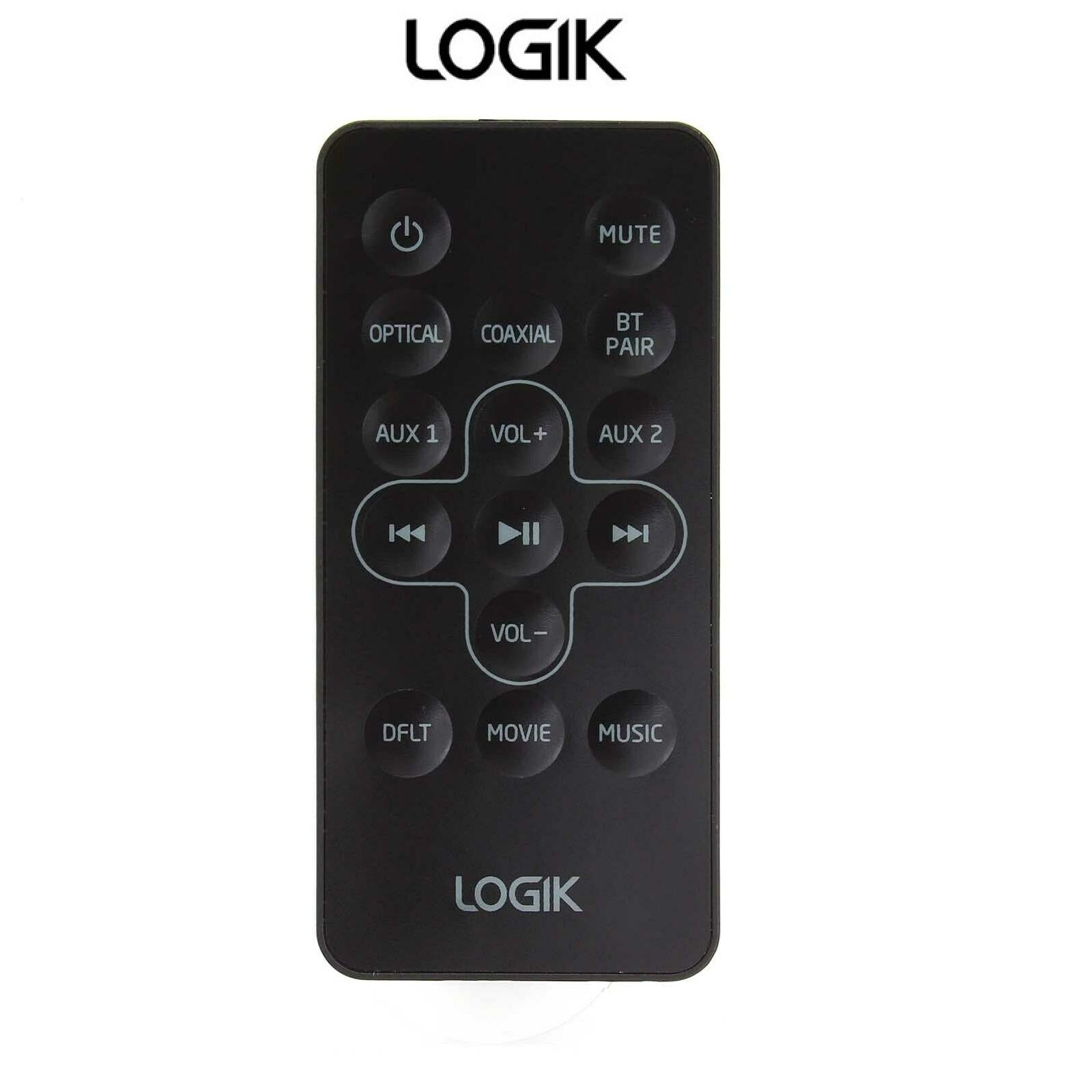 Brand New Original Logik Soundbar Remote Control For ( L32SWLB16 )