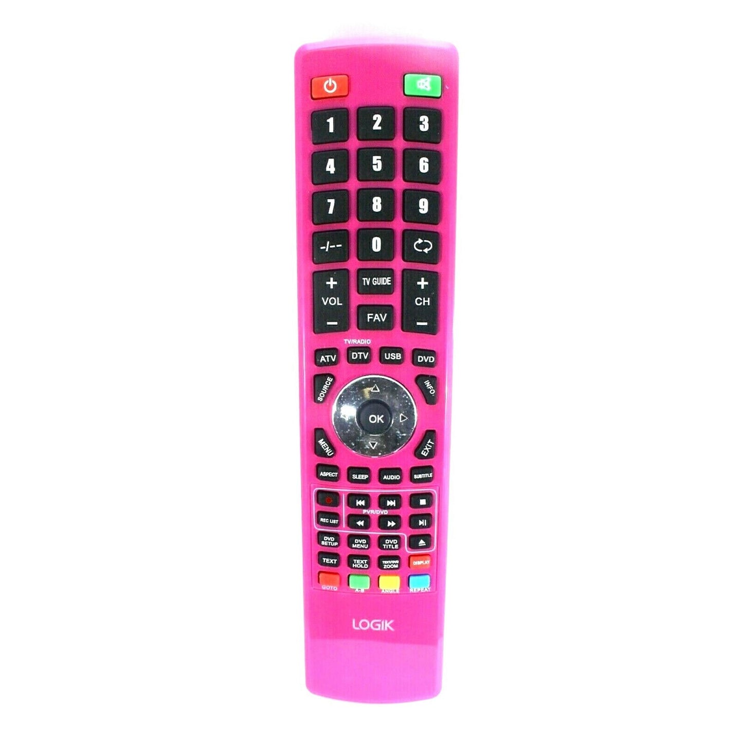 Genuine Brand New L24FEDP13 Logik Remote Control Pink