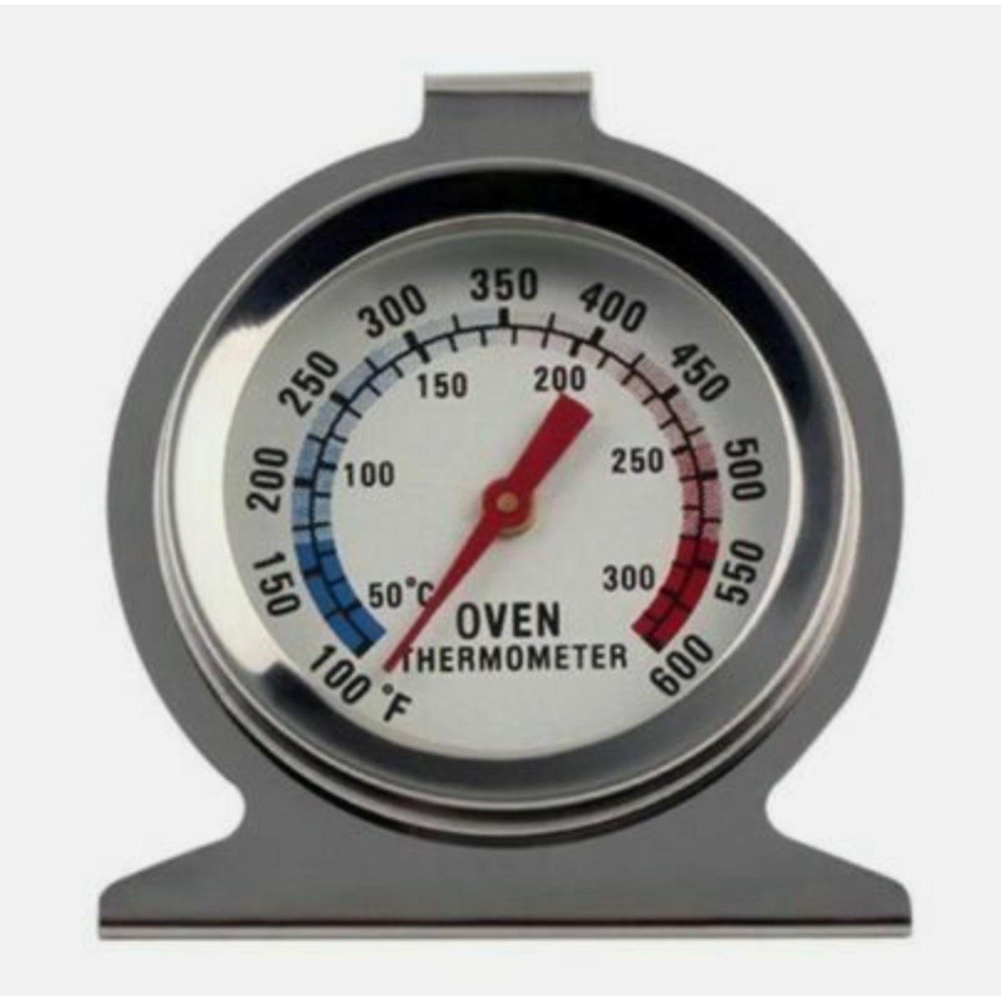 Oven Thermometer Cooker Temperature Stainless Steel Gauge Quality 300ºC
