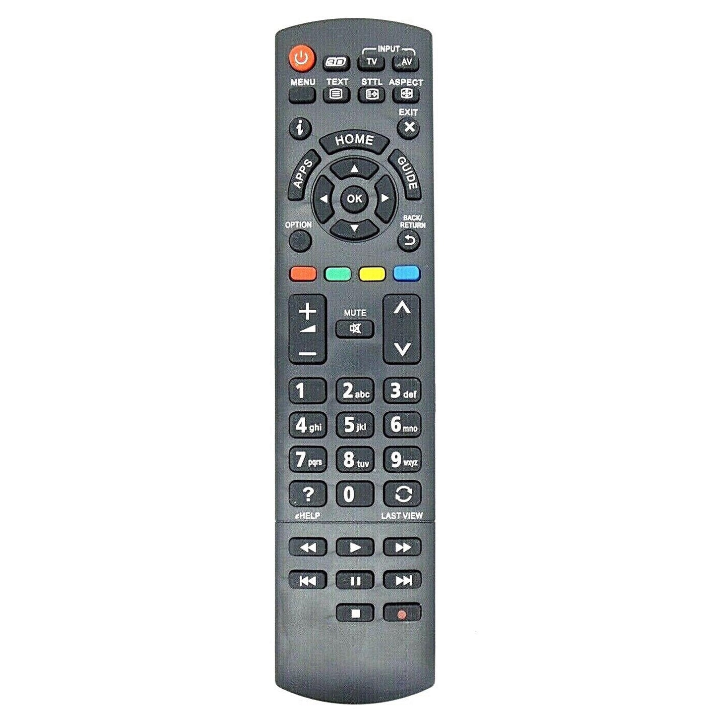 New Replacement TV Remote Control for Panasonic VIERA TX-32DS500B Smart