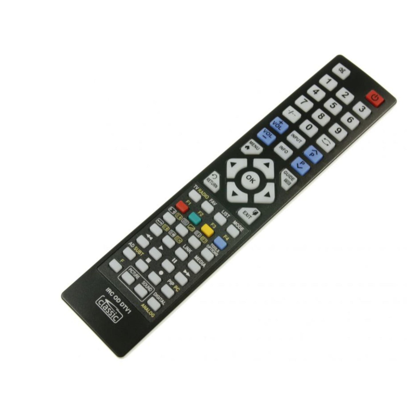 Replacement Remote Control for Technika LCD19ID-207 / LCD19ID-107