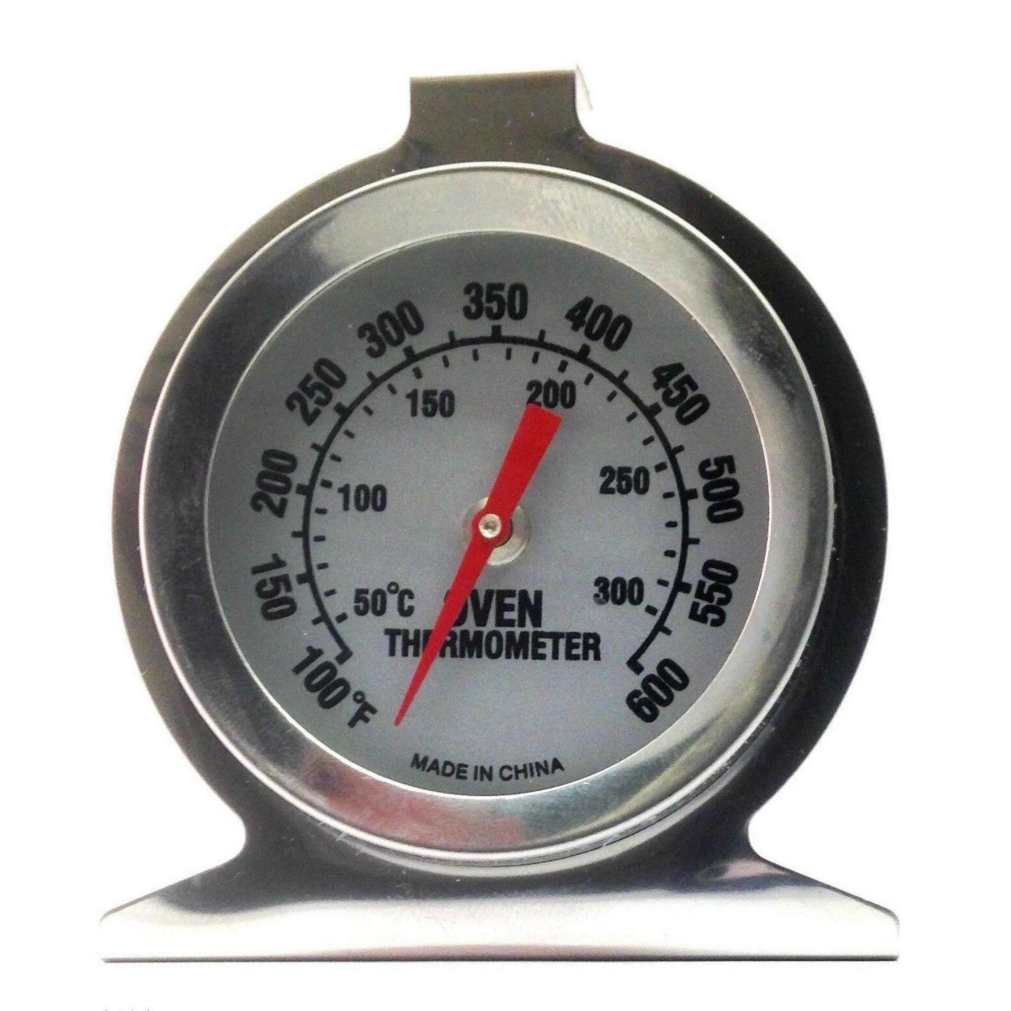 Stainless Steel Oven Cooker Thermometer Temperature Gauge Quality 300ºC , 600ºF
