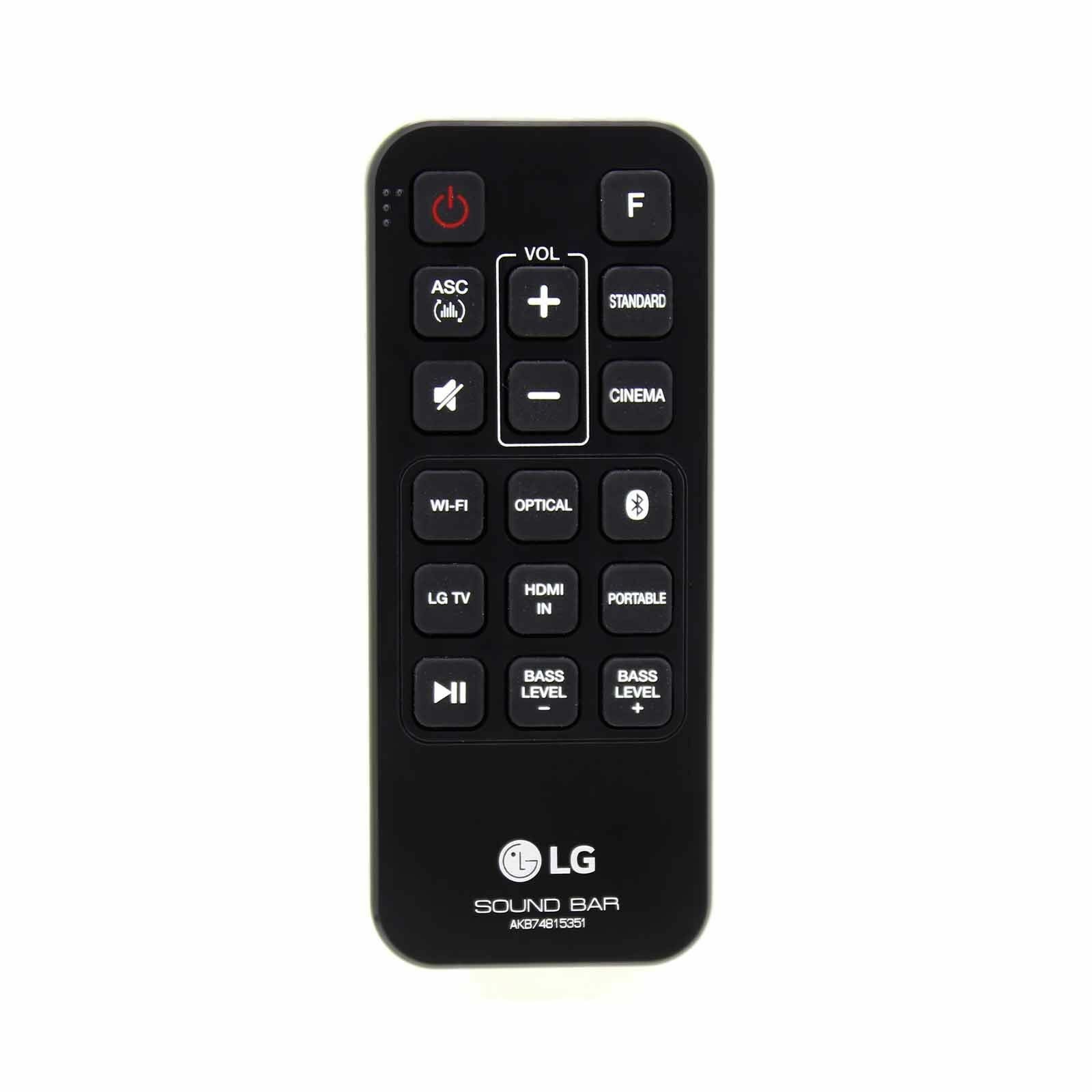 Genuine AKB74815351 Remote Control For LG Sound Bar SH6 | DSH7