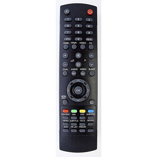 Replacement Remote control for SHARP LC32SH7E, LC32SH7E/C, LC32SH7EB , LCD TV