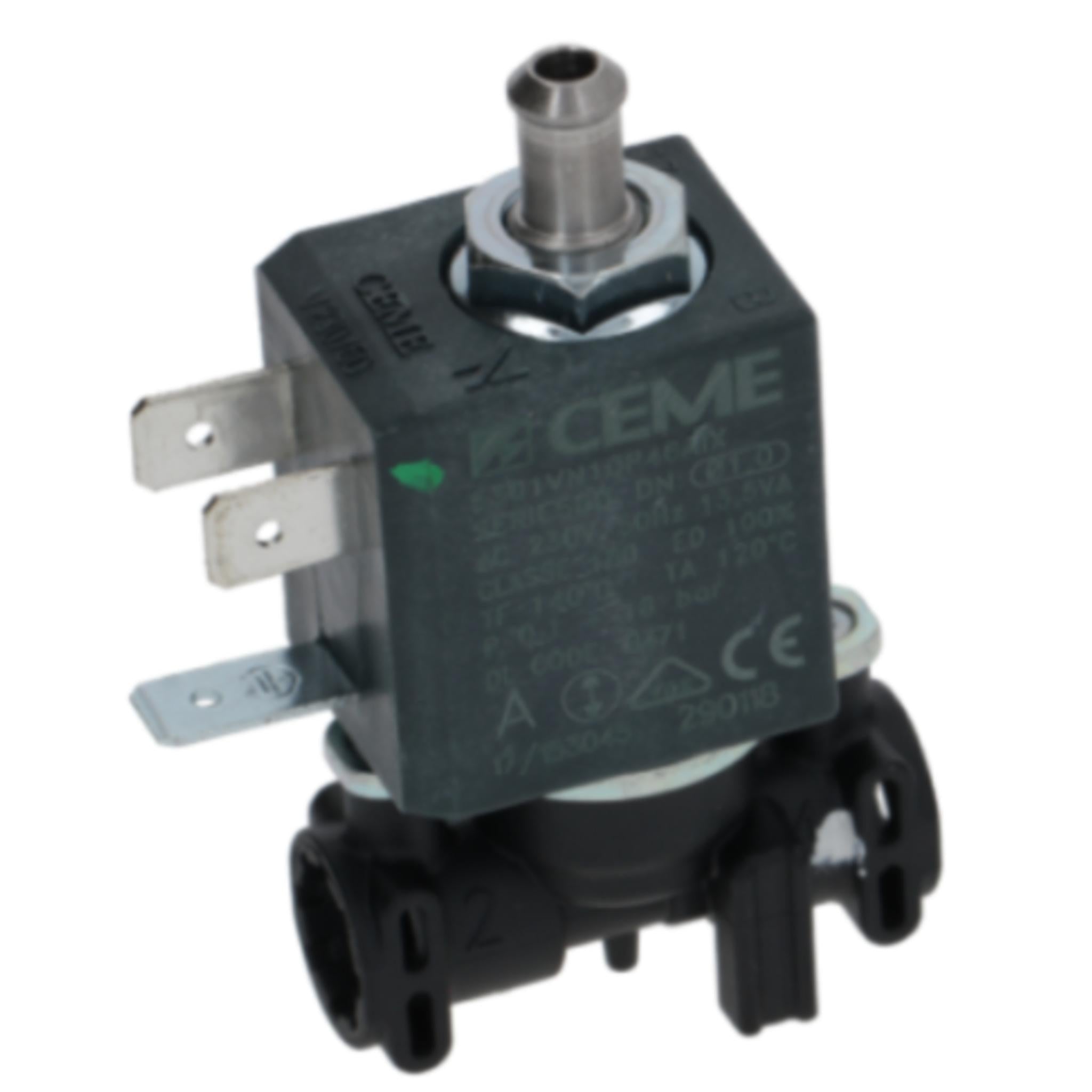 Genuine Delonghi 5213218471, 5070578, SOLENOID VALVE CEME 3-WAY 230V 50Hz