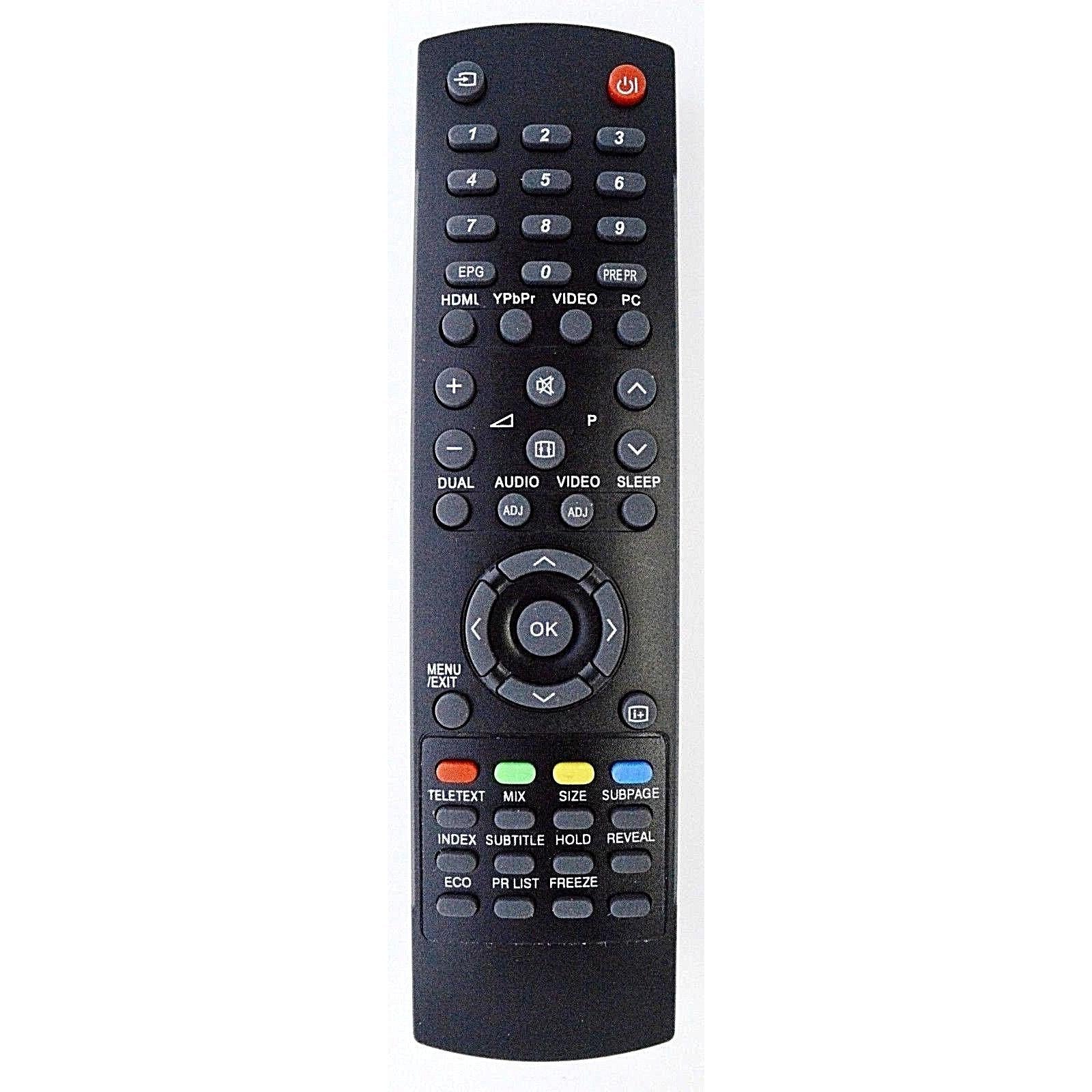 Replacement Remote control for SHARP Tv Models = LC32SH7E , LC32SH7EB