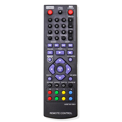 Remote Control AKB73615801 For LG DVD Blu-ray Player BP200 BP320 BP125
