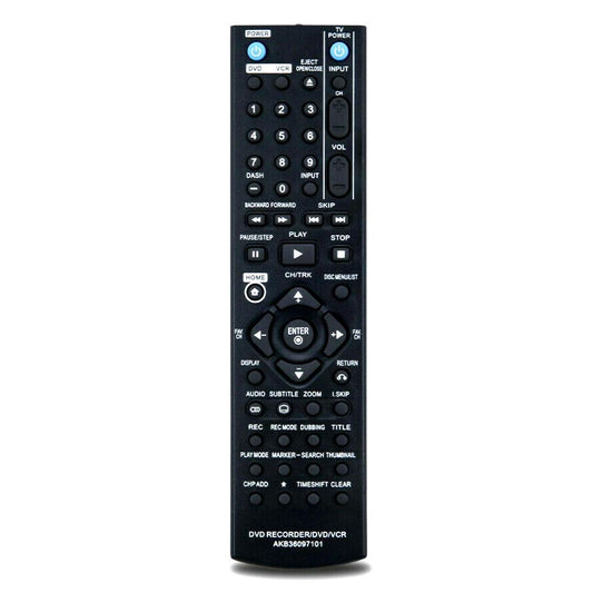 New AKB36097101 For LG DVD VCR DVD Recorder Remote Control RC286H RC297H RC397H