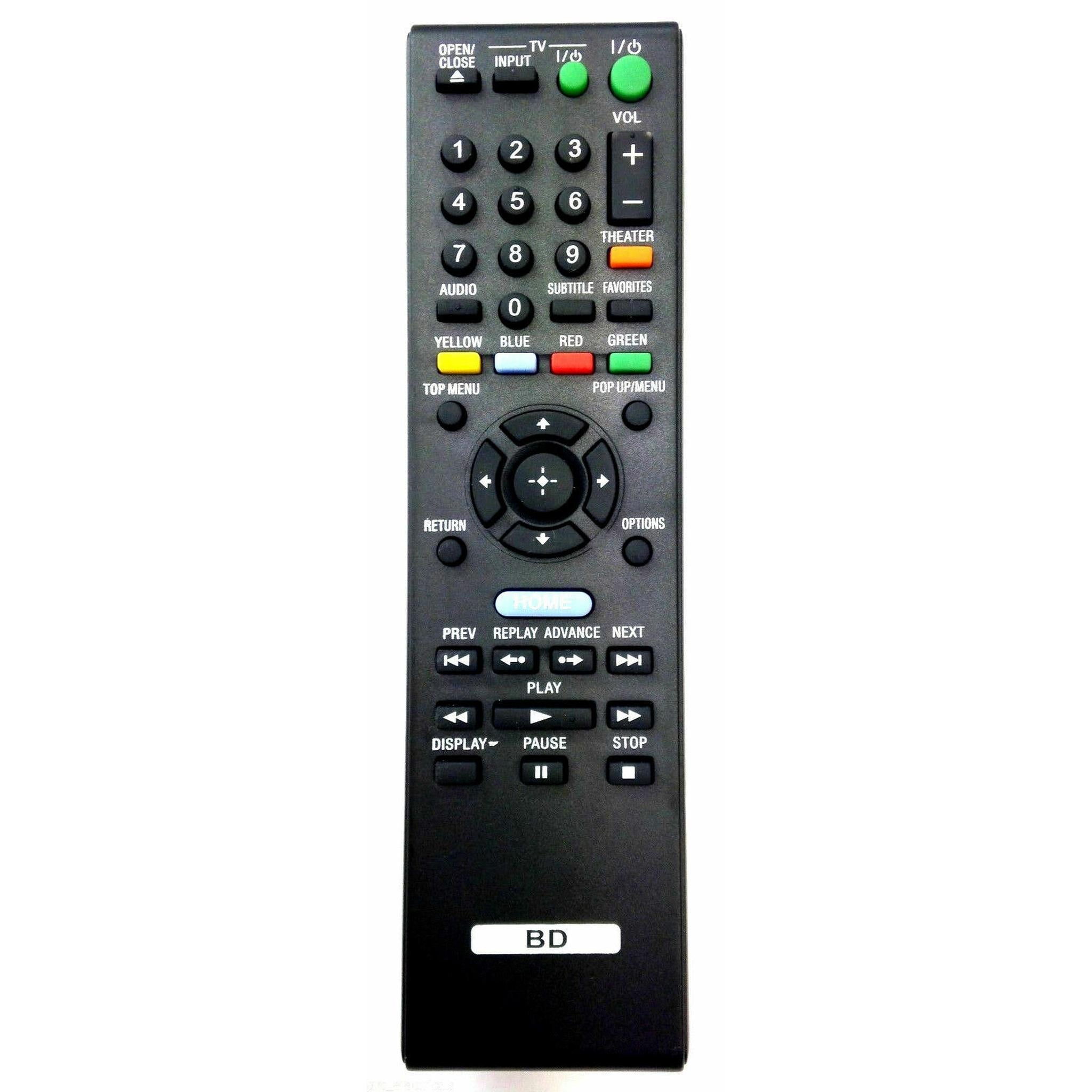 BLU RAY Remote Control for Sony RMT-B107P - BDP-S370 / BDP-S373 / BDP-S470