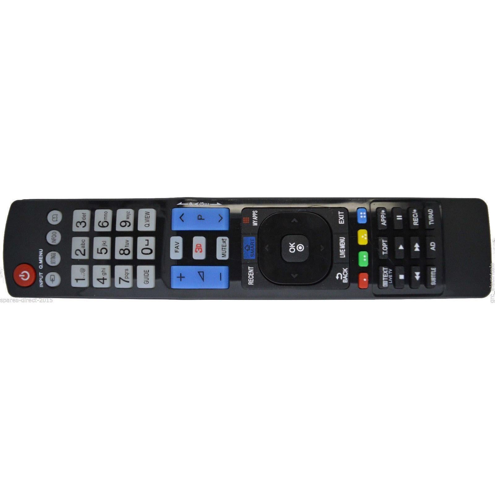 New- UNIVERSAL Replacement Remote Control for LG TV 3D SMART MY APPS