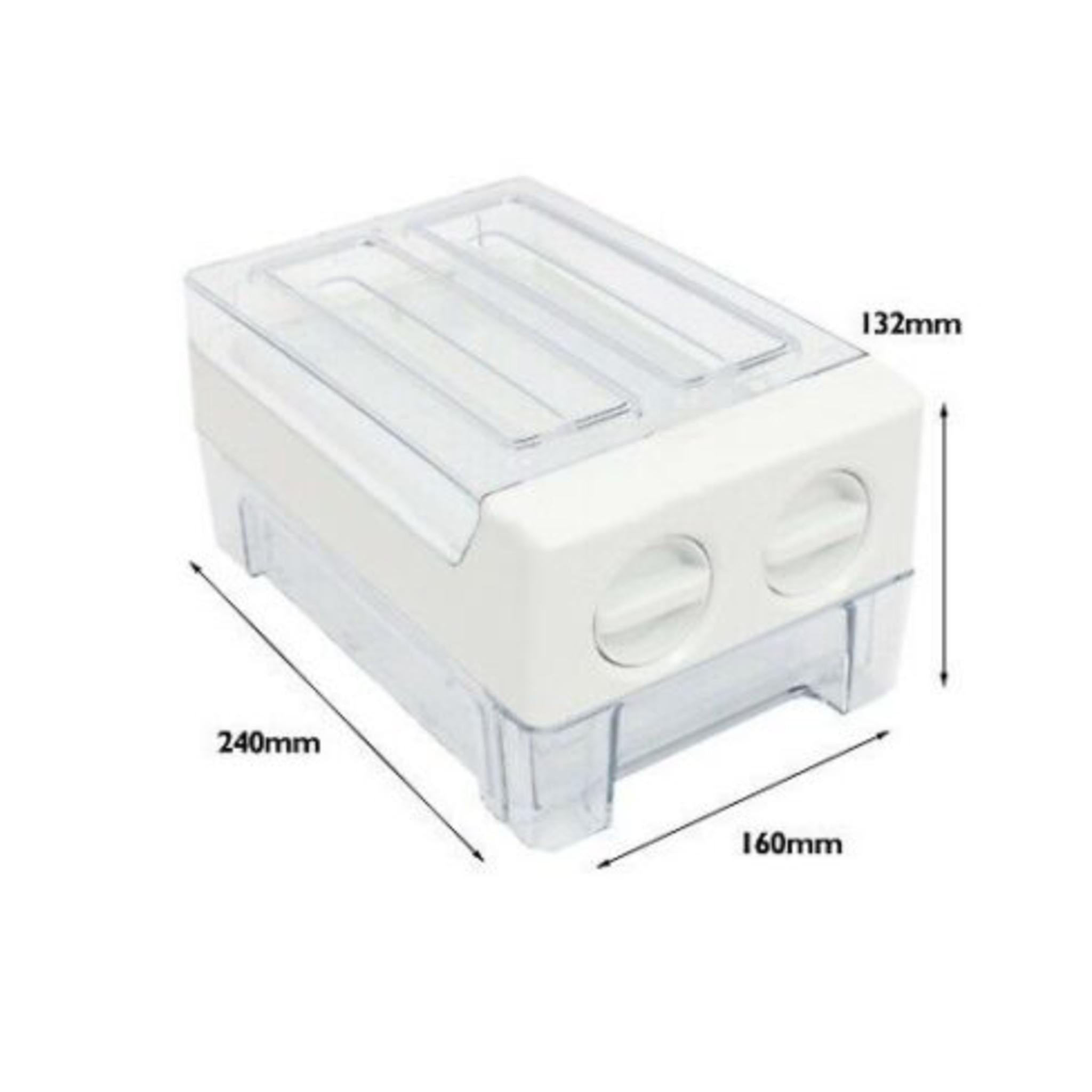 Genuine Fridge Freezer Ice Cube Box, Twist Mechanism 1639410 FOR KENWOOD