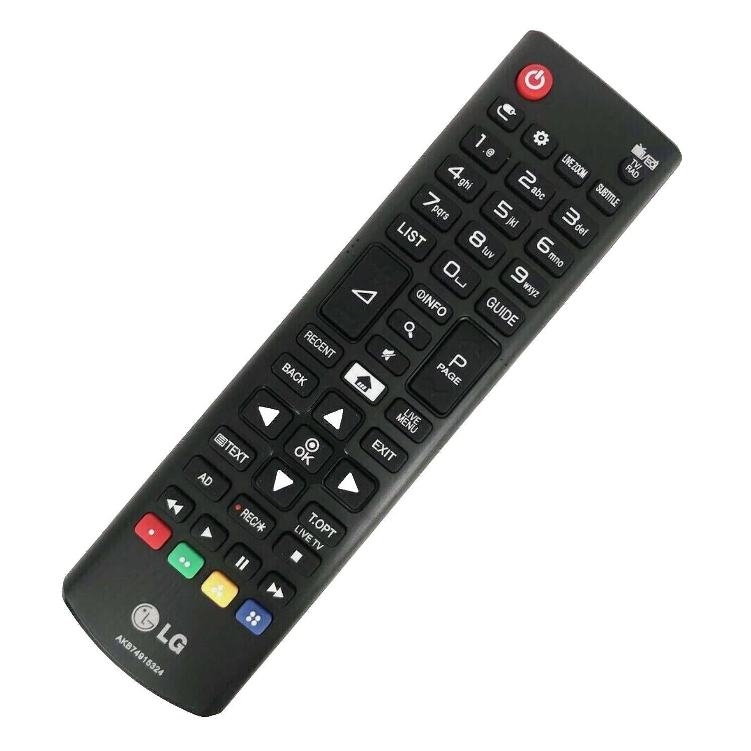 REMOTE CONTROL for LG AKB74915324
