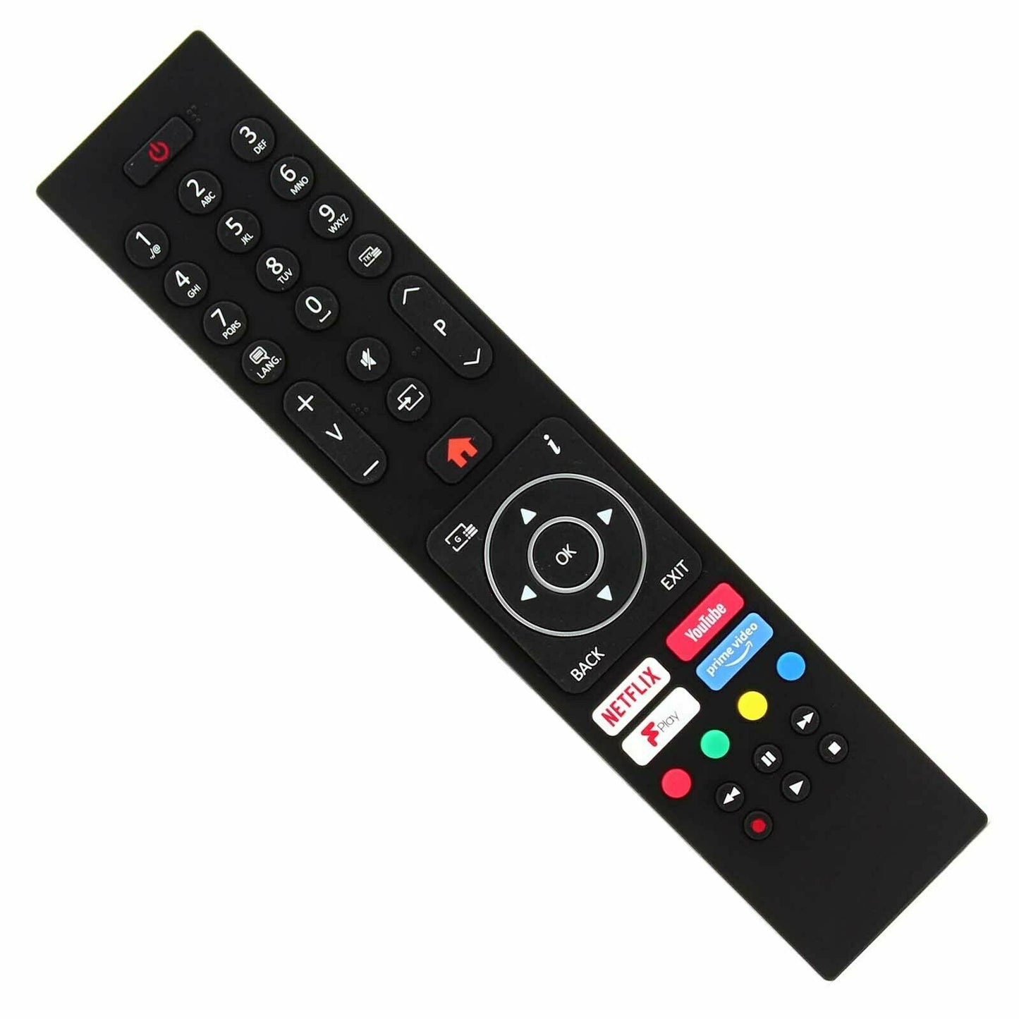 New Tv Remote Control for Techwood 55AO6USB / 55A06USB