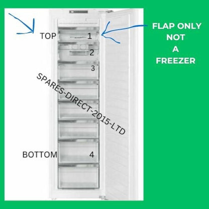 SJ-BF227M00X-EN Integrated Tall Freezer 1st DRAW DOWN TOP FRONT FLAP NO 1