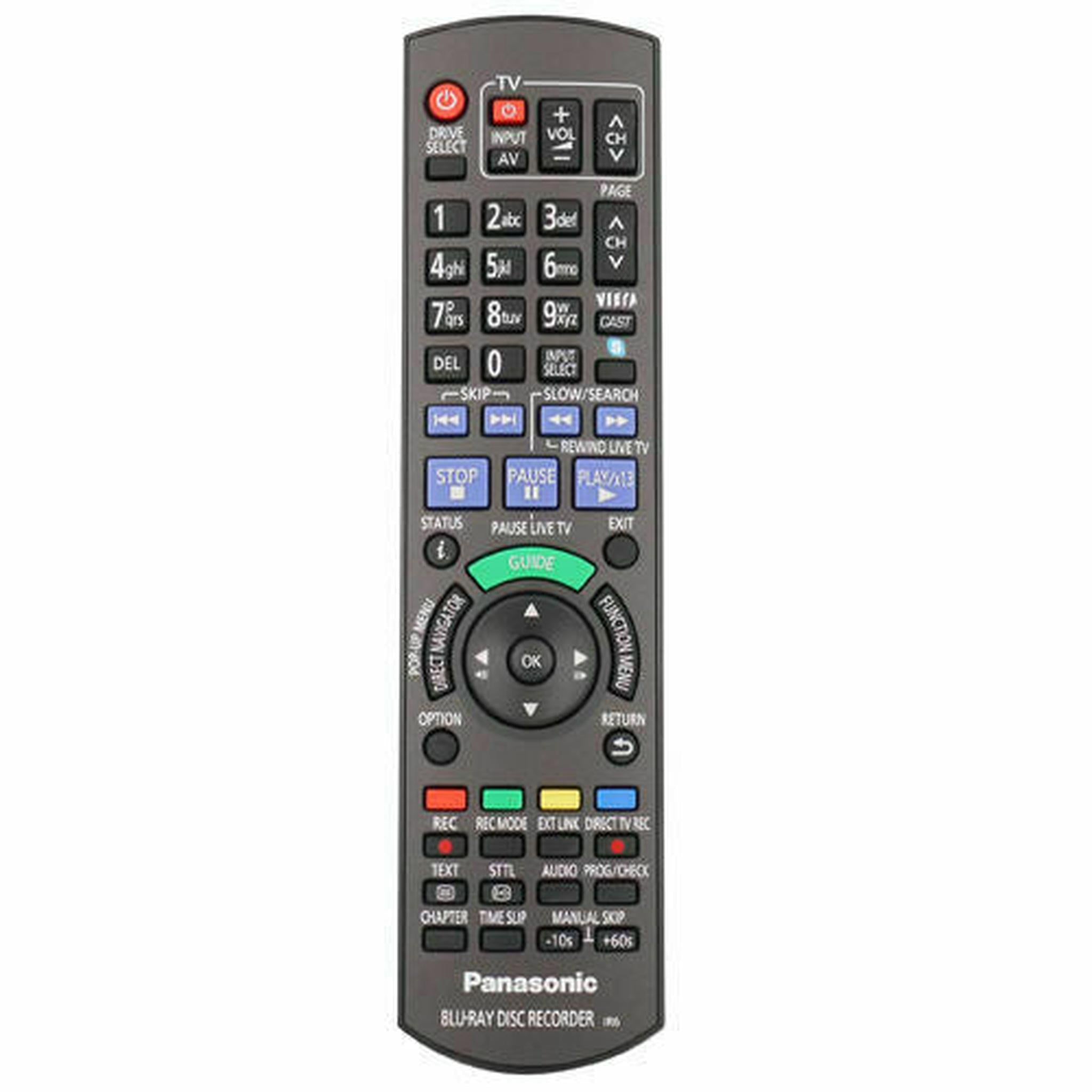 REMOTE CONTROL FOR Panasonic MODELS DMR-EX77EB & DMR-EX87EB