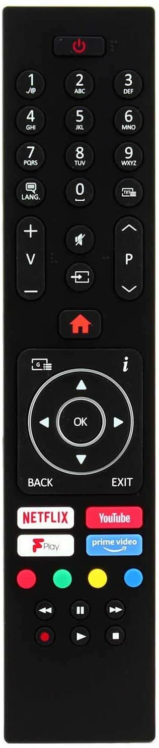 TV Remote Control For TECHWOD 49AO7USB