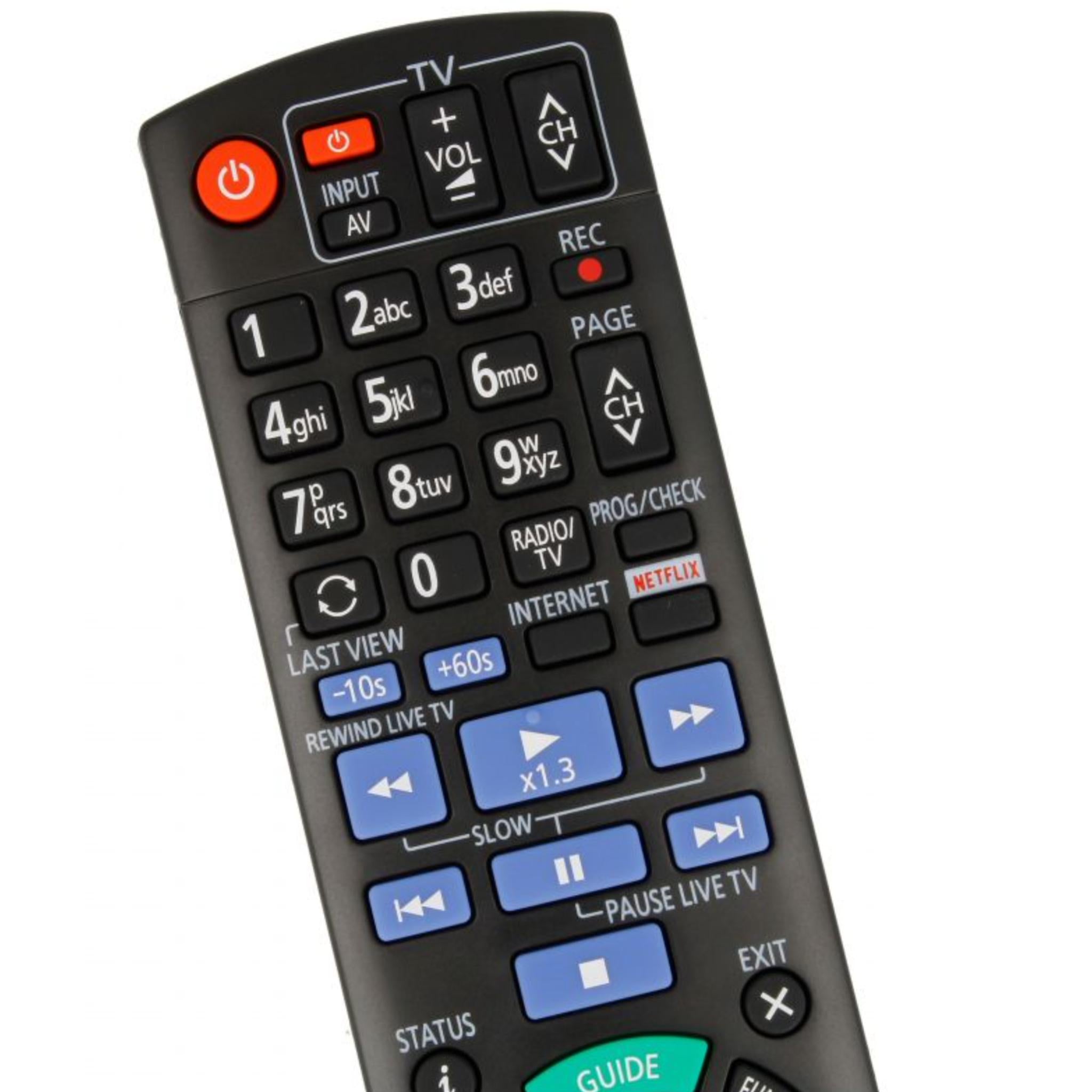 Original Panasonic N2QAYB001114 Remote Control for DMR-UBC70 DMR-UBC80 DMR-UBS90
