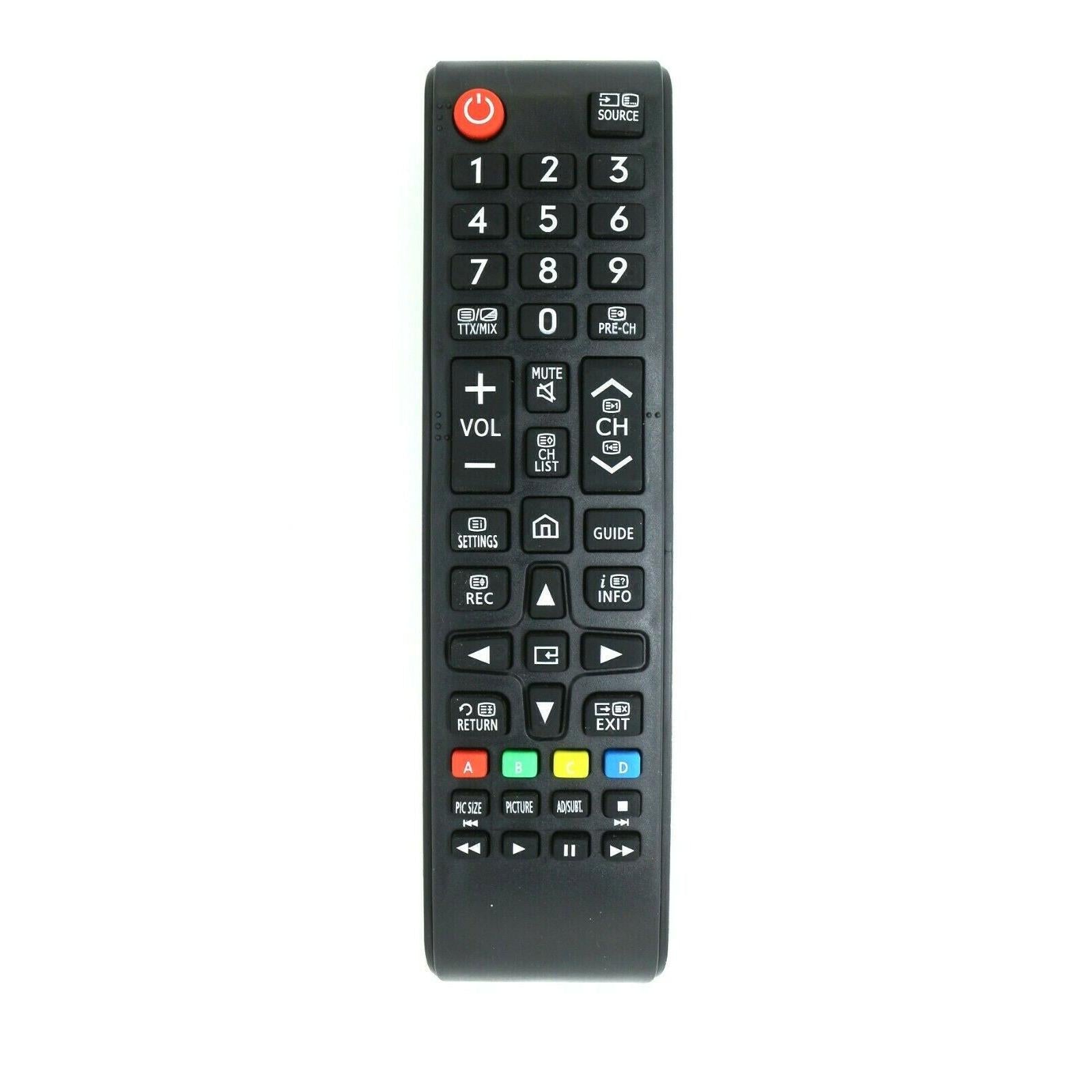 Replacement Remote Control for Samsung UE40MU6120KXXU / UE40MU6120K