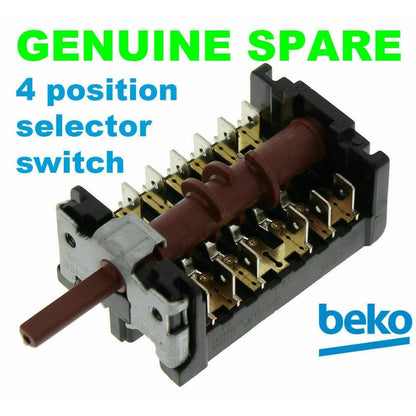 Backofenschalter Wahlschalter GOTTAK Backofen Herd wie Arcelik Beko 263900055