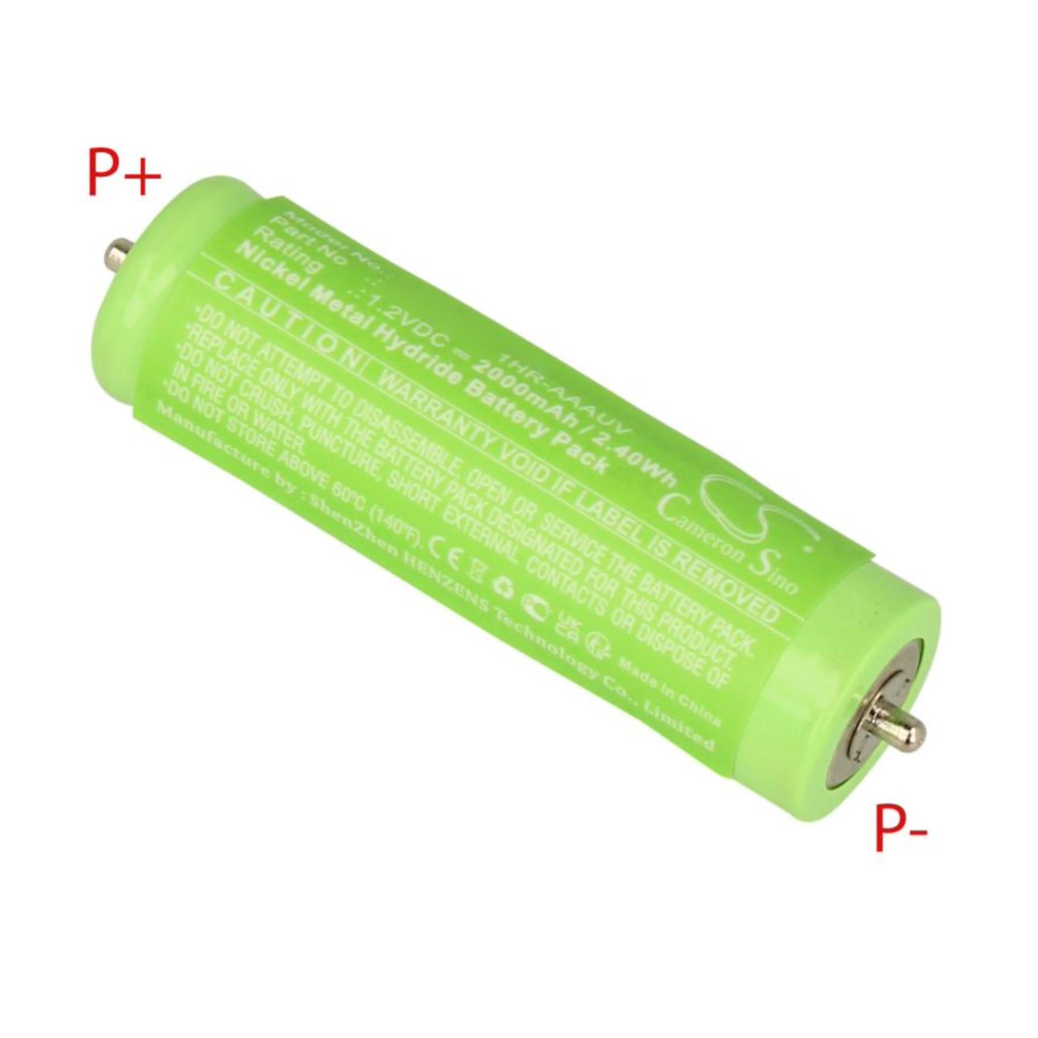 Battery for Braun MENS SHAVER Series 3, 3080S, 3090CC, 310S-3, 1.2V 2000mAh