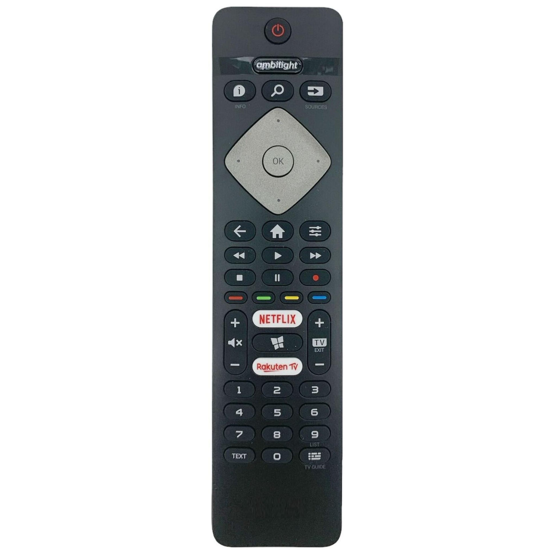 Replacement TV Remote Control For Philips 50PUS6754/12