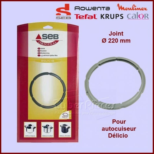 Tefal Seal Gasket for Pressure Cooker DELICIO CLASSIC STAINLESS STEEL 4.5L / 6L