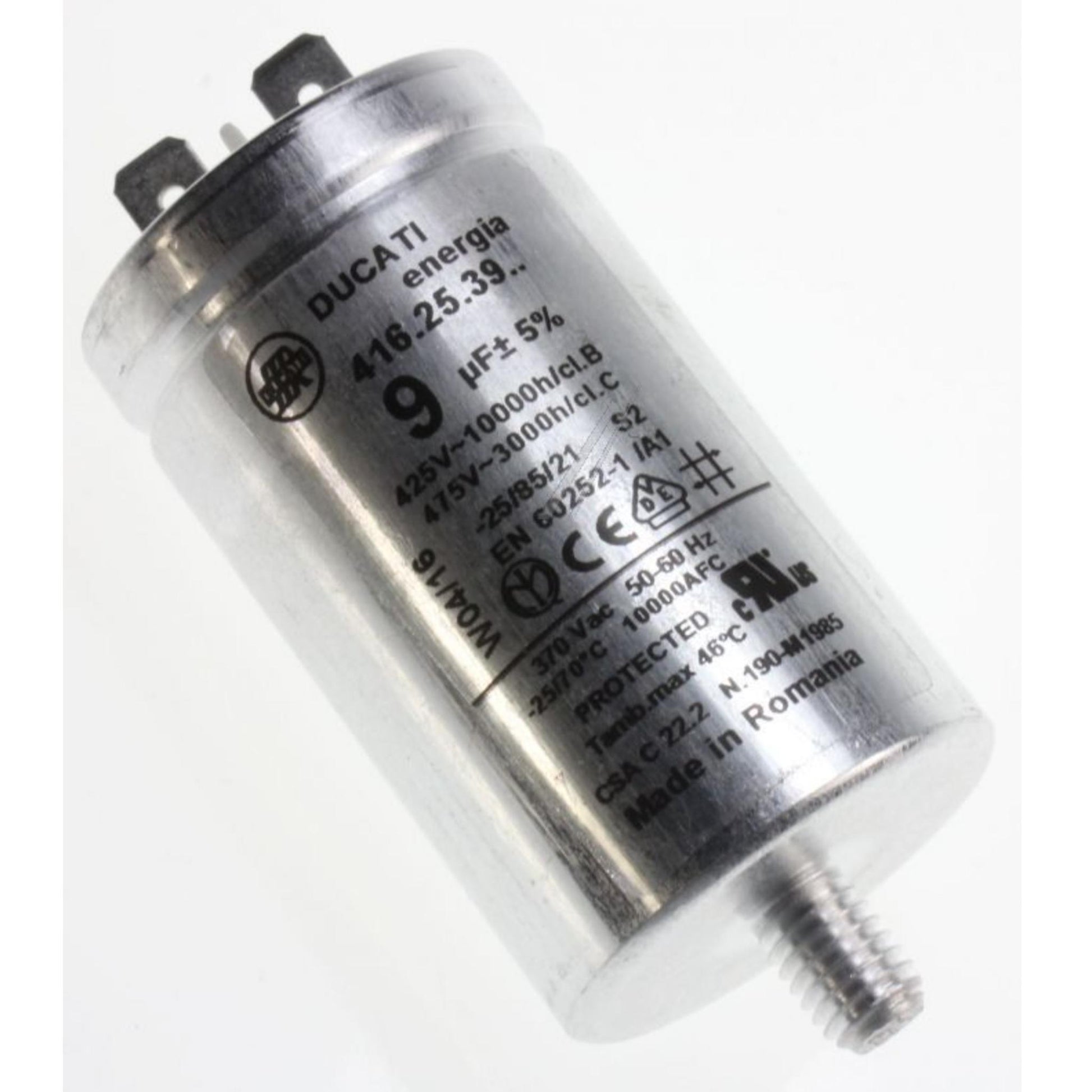 Tumble dryer Capacitor 9UF For Zanussi AEG ELECTROLUX