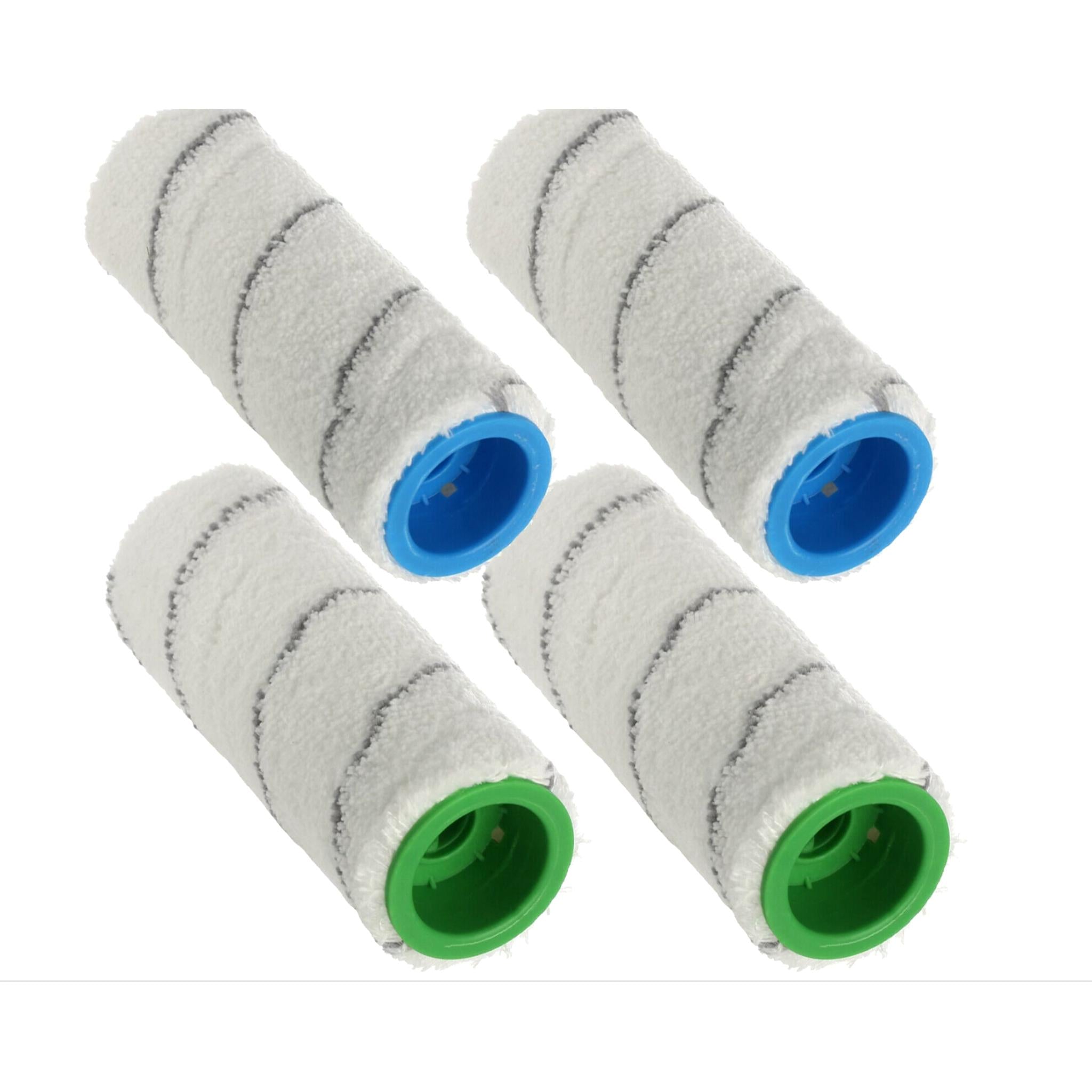 4 x Microfibre Rollers For Karcher FC3 & FC5 Wet & Dry Hard Floor Vacuum Cleaner