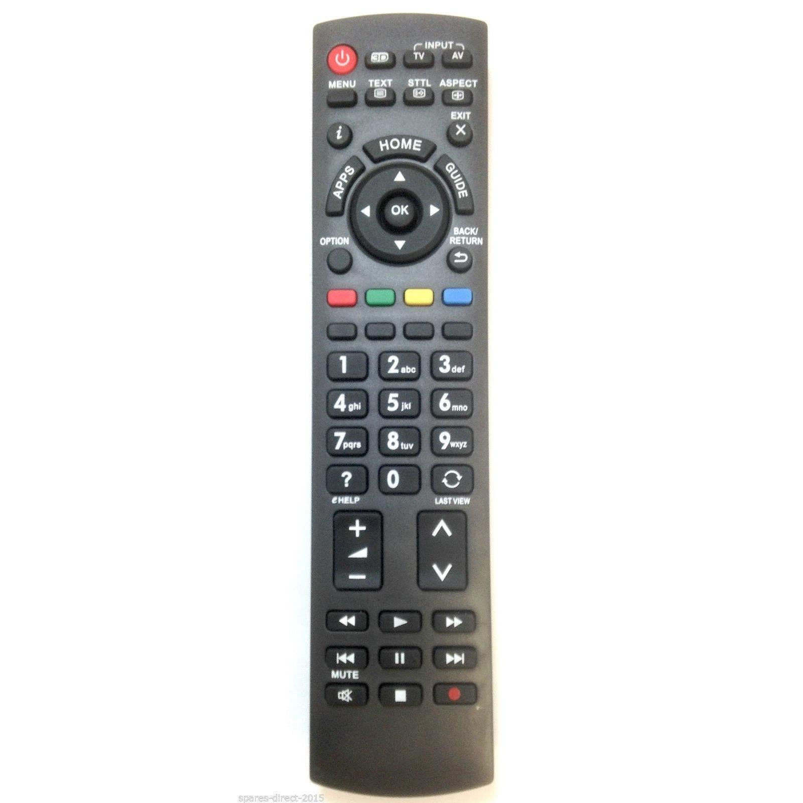Brand New Remote Control for Panasonic VIERA n2qayb000928
