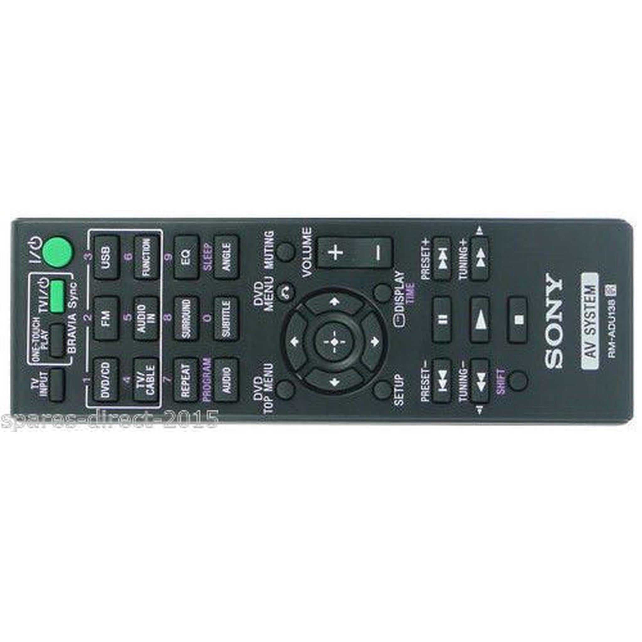 Genuine Remote Control for Sony DAV-DZ330 / HCD-DZ330