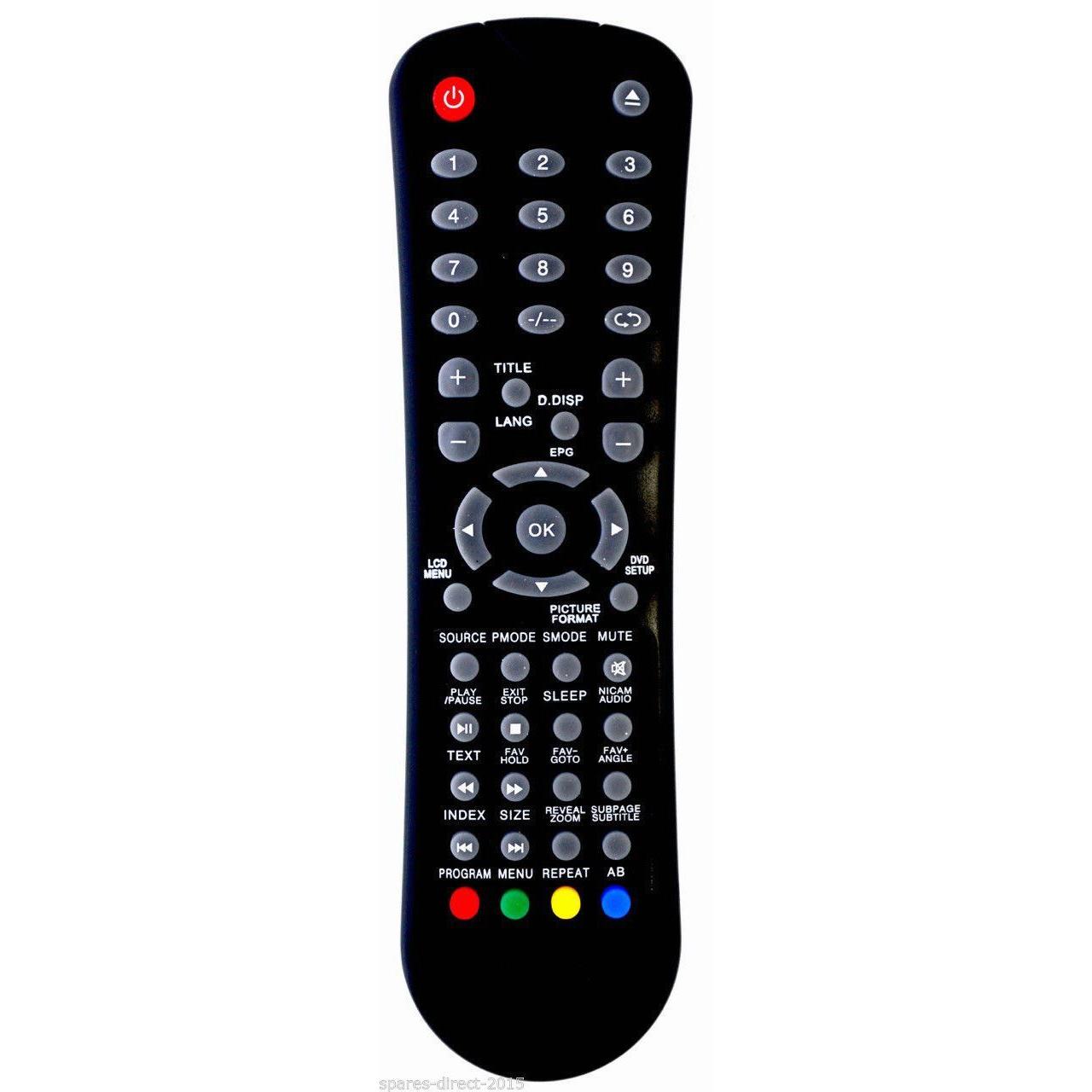 *NEW* Replacement TV Remote Control for E-Motion X23/69E-GB-FTC DUP-UK