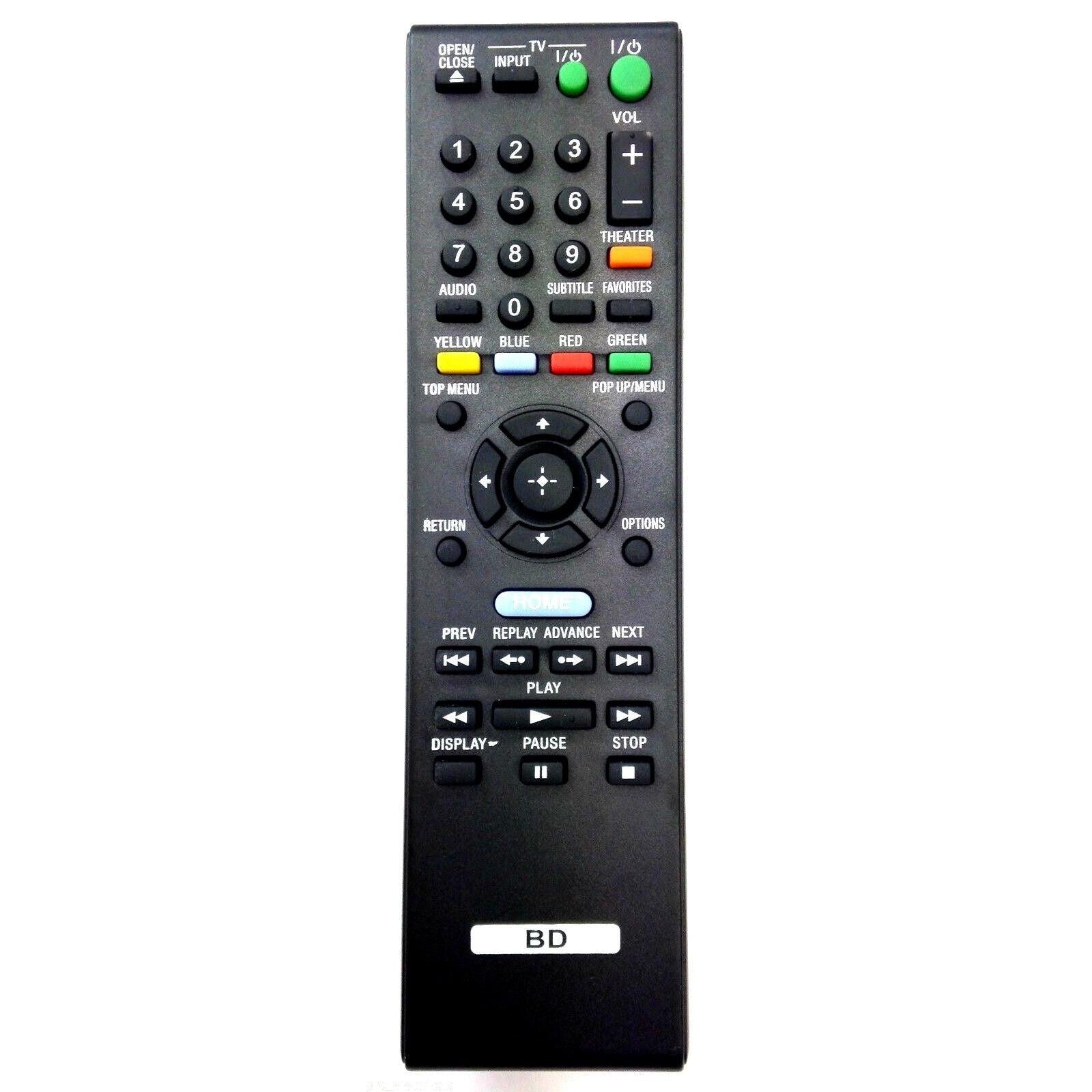 Replacement Remote Control for Sony RMT-B102P - BDP-S350 / BDPS350