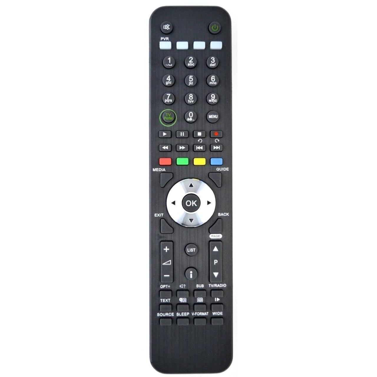 Replacement Remote Control for Humax For HDFOXT2, HDRFOXT2, HDRFOXT21TB