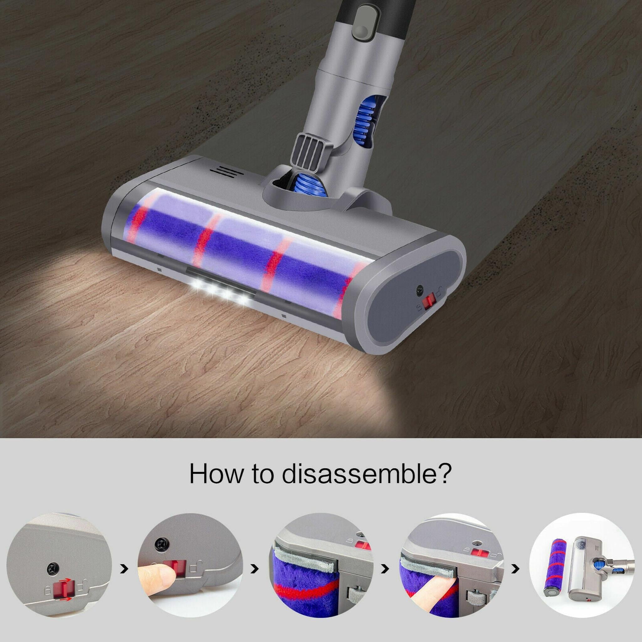Soft Roller Brush Head for DYSON DC61 Vacuum Cleaner Turbine Hard Floor Tool