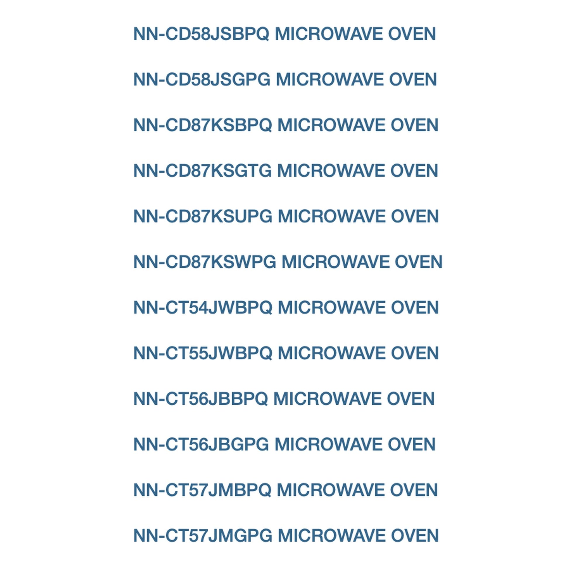New Genuine Microwave Enamel Tray For Panasonic NN-CD58JS, NN-CT56JB.NN-CT55JW