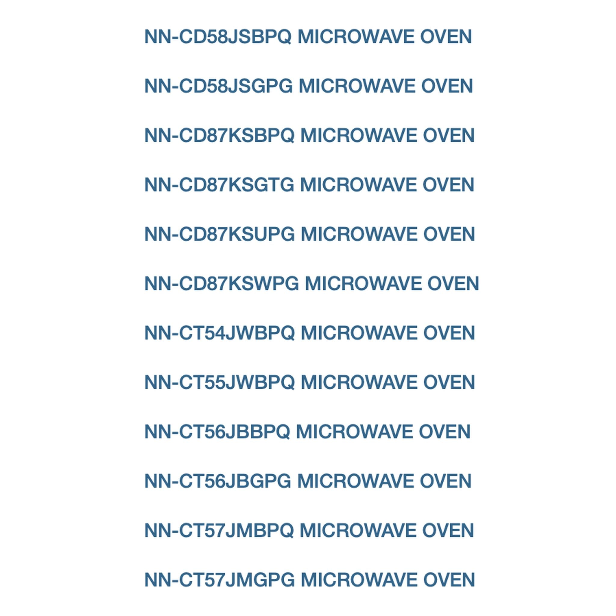 New Genuine Microwave Enamel Tray For Panasonic NN-CD58JS, NN-CT56JB.NN-CT55JW