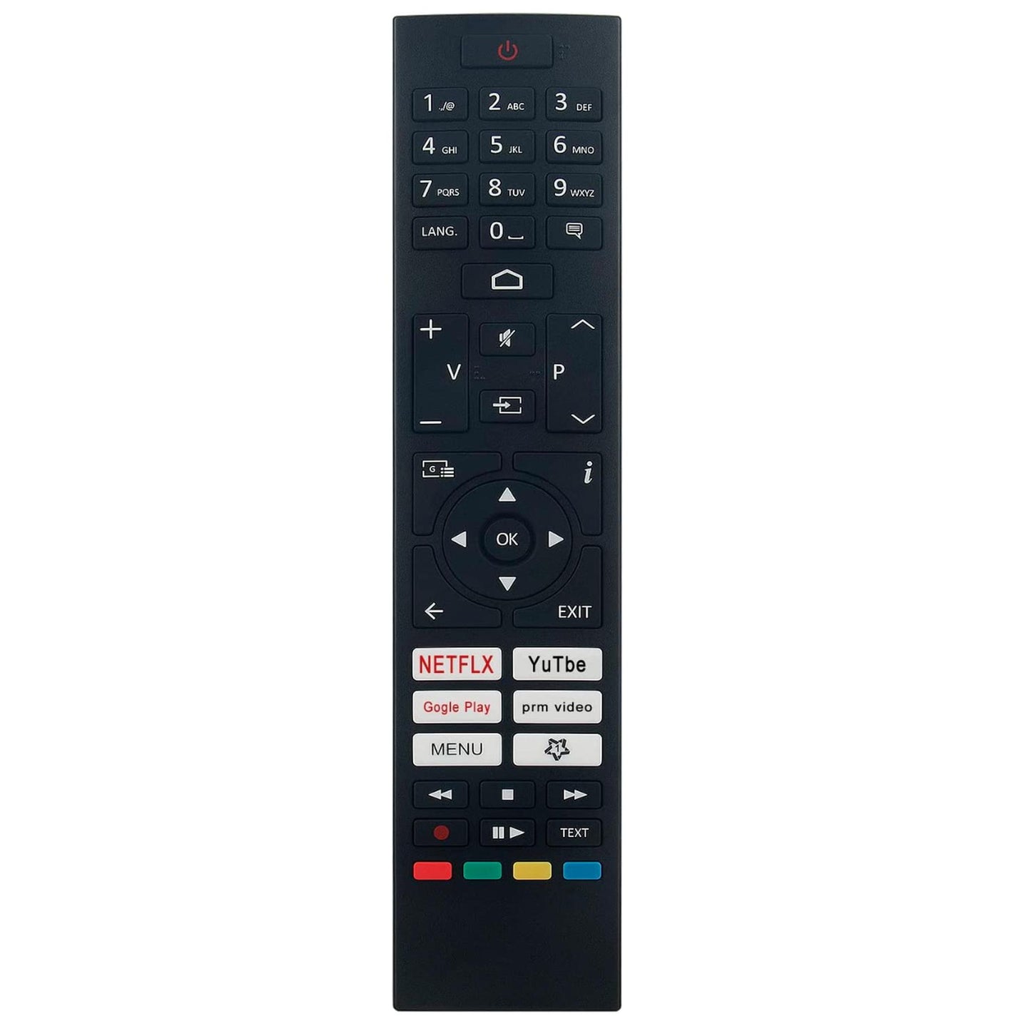 Remote Control for JVC RM-C3607 30109080 LT-39VAH3055 LT-42VAF3055 LT-43VAF3055