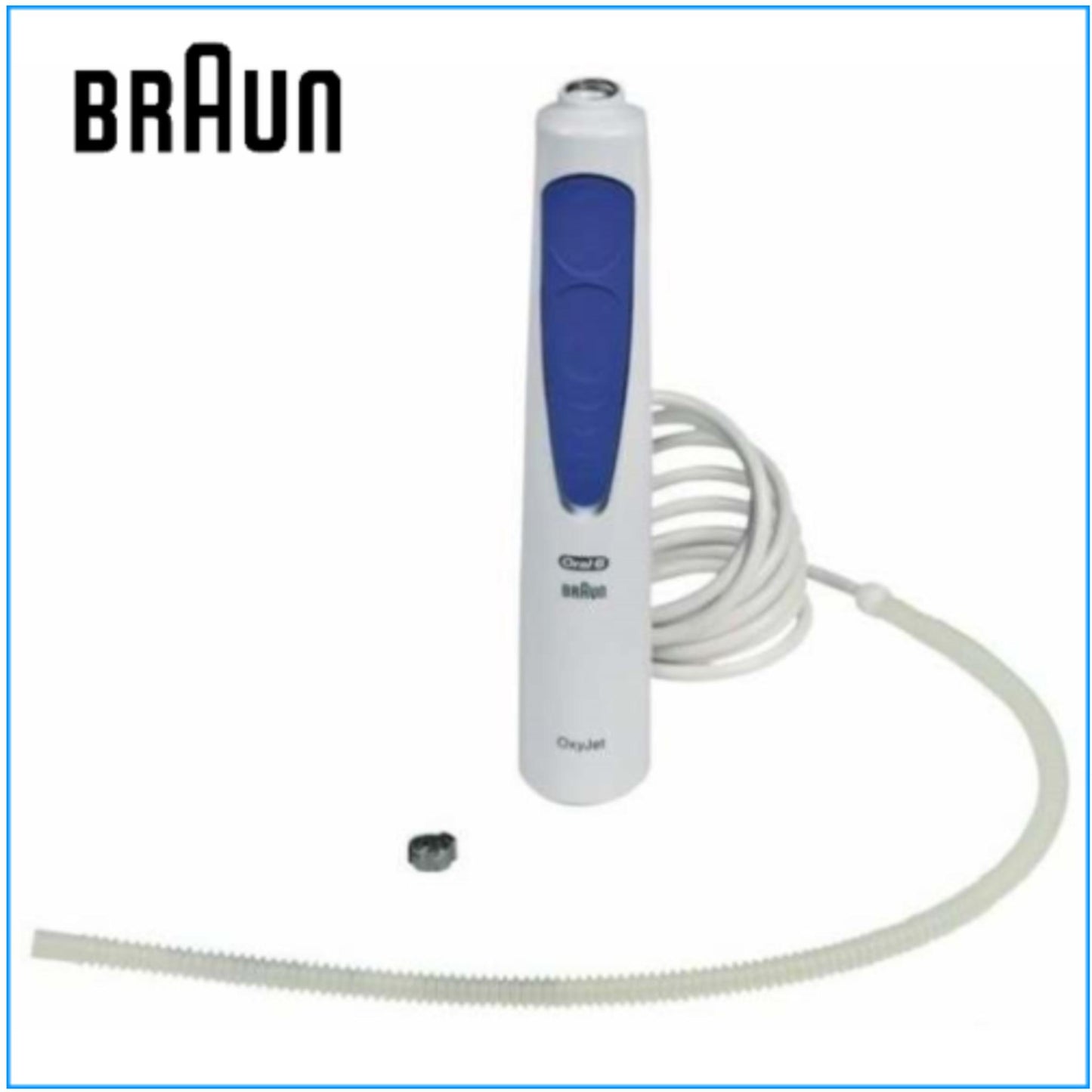 Braun Grip Handle White With Tube For Braun Oral B Jet 3719 3724