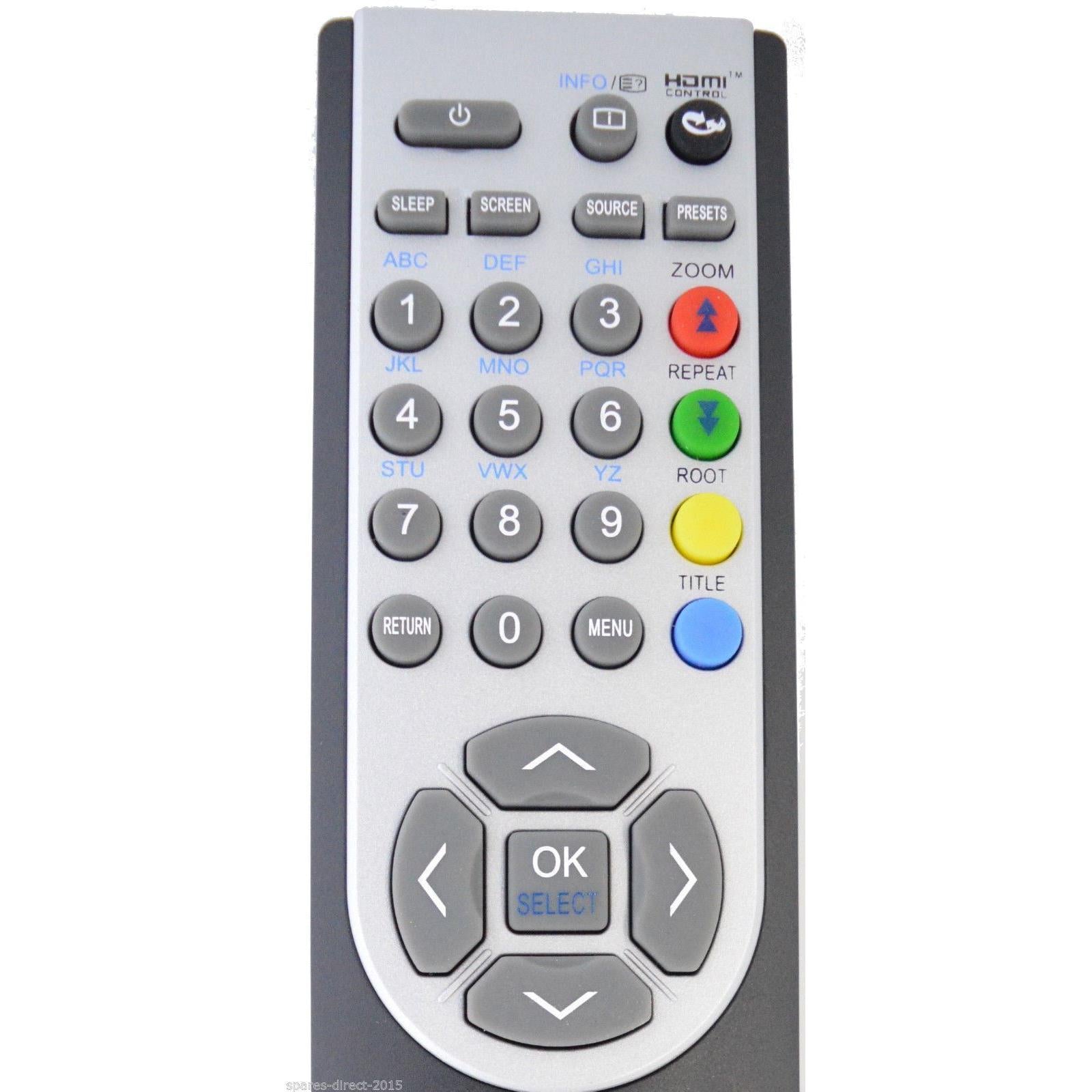 NEW TV REMOTE CONTROL FOR ALBA 32880DVDCOMBI TV