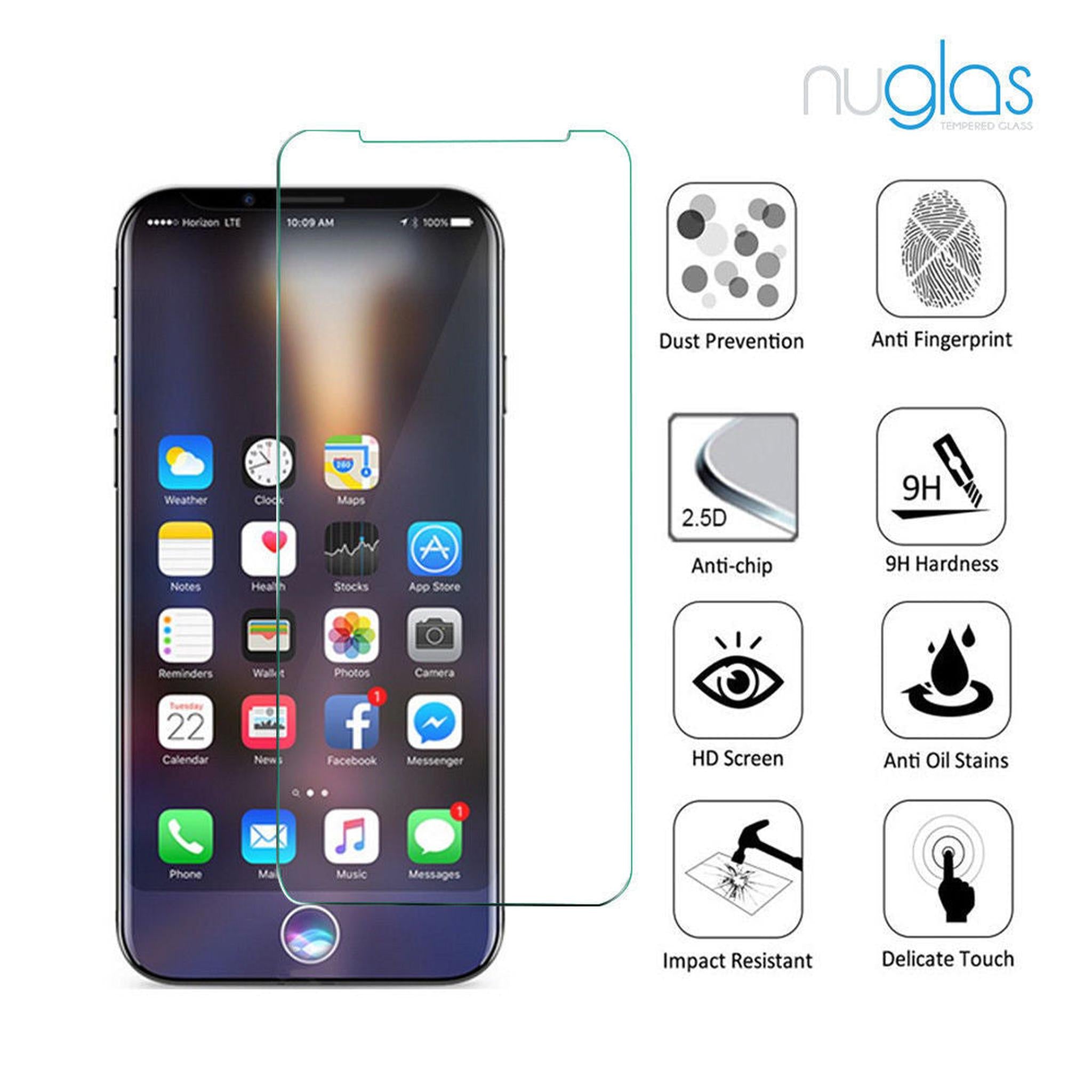iPhone 11 Pro / Xs / X / 10 - Genuine NUGLAS Tempered Screen Protector Original
