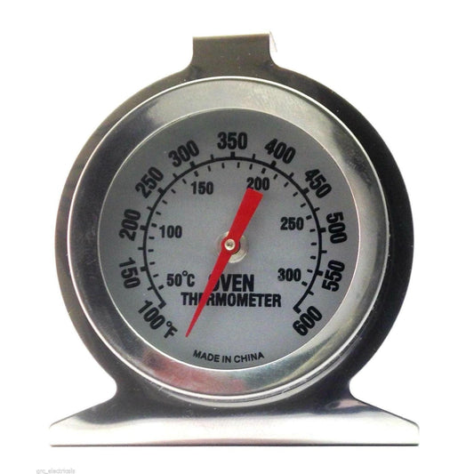 Stainless Steel Oven Stove Thermometer Temperature Gauge Probe - UK SELLER