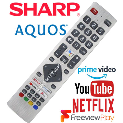 New Voice Remote Control for Sharp 4K TV - 50BL1KA