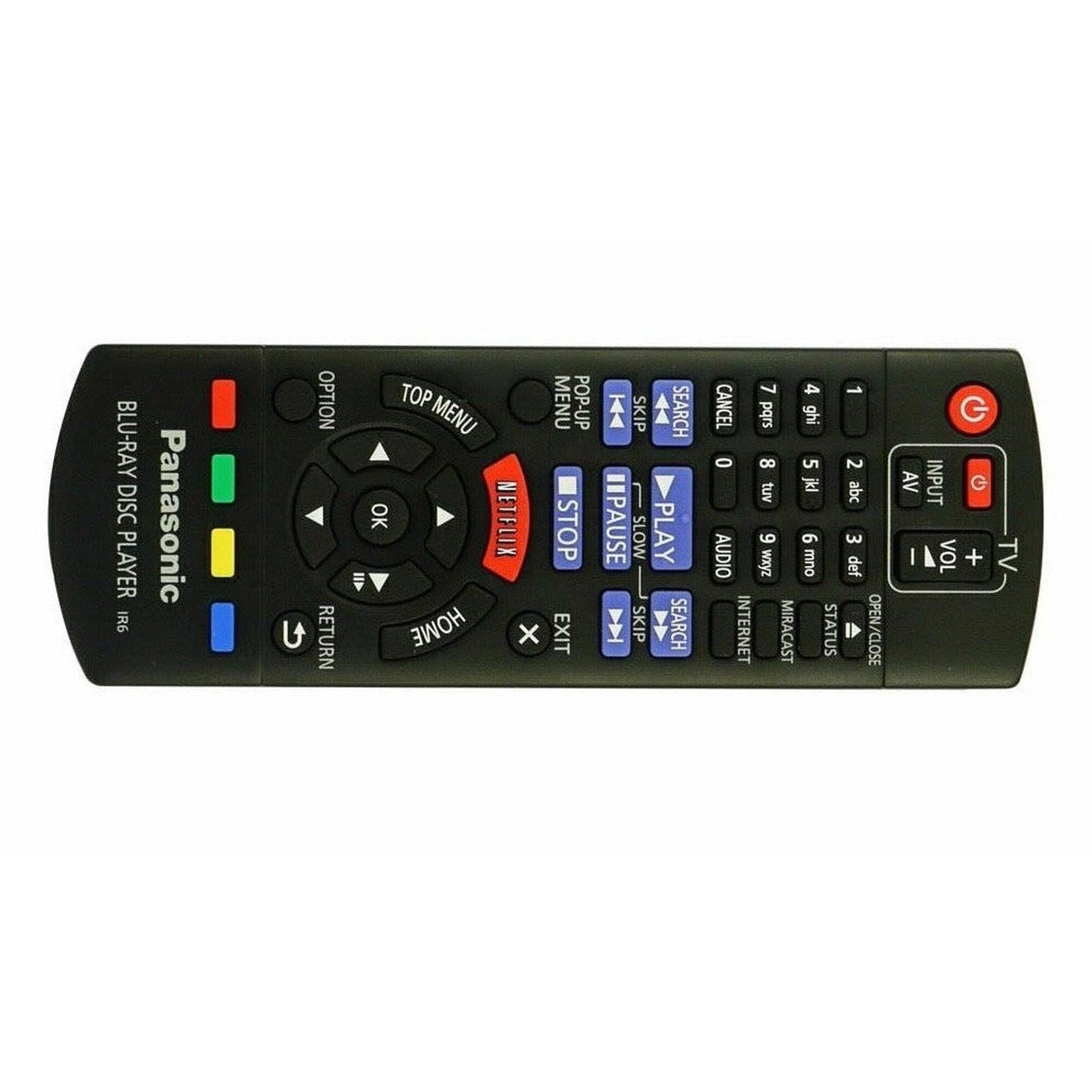 Genuine Remote Control For Panasonic DMP-BD81EB-K Smart Blu-ray & DVD Player