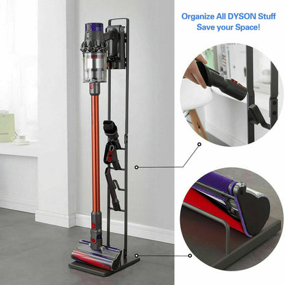 Metal Vacuum Cleaner Stand for Dyson V6 DC58 DC72 Stable Storage Bracket Holder