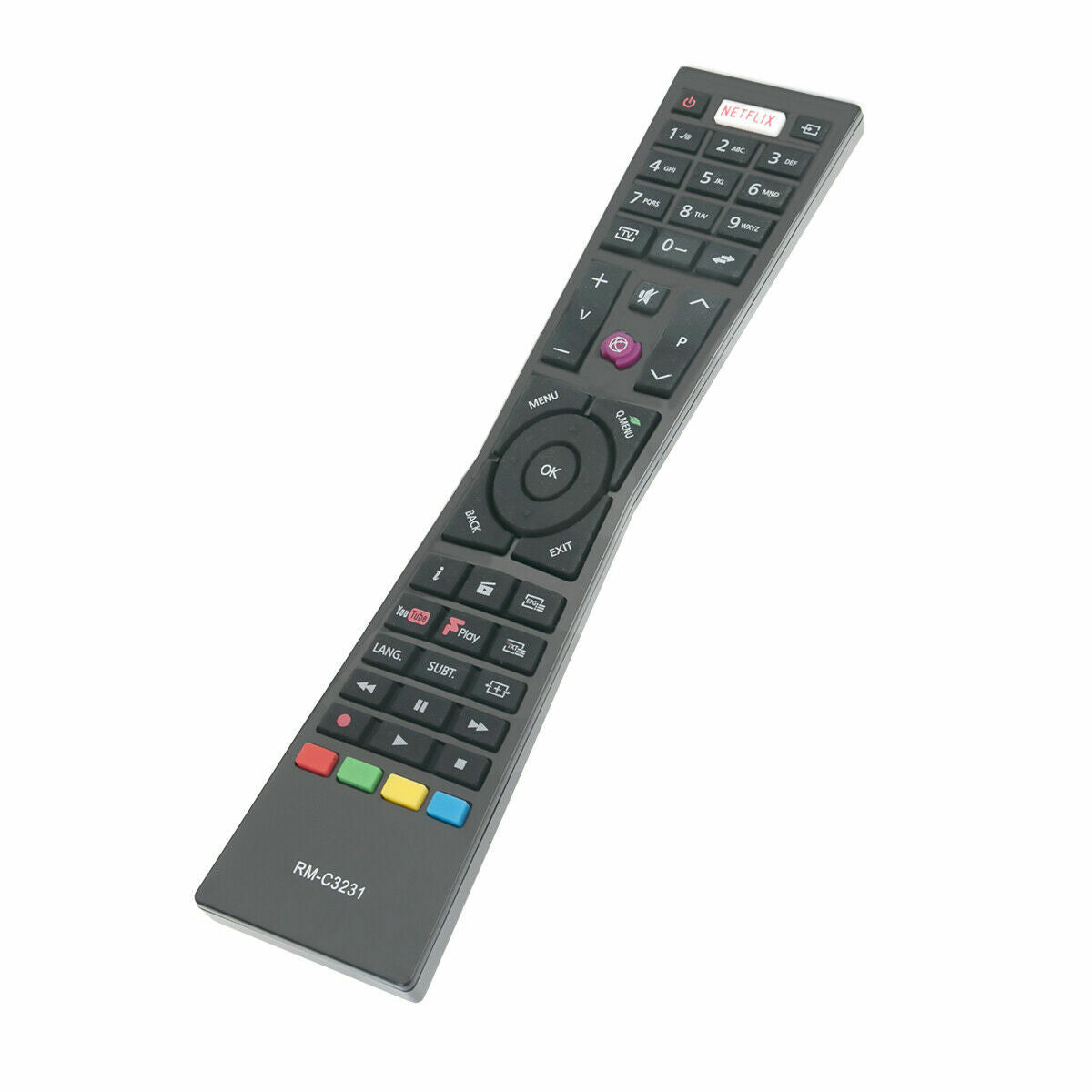 New Design ELECTRIQ E75UHDHDRSQ Tv Remote Control