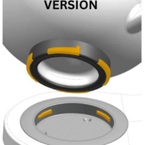 KMIX KMX75 KMX750 KMX754 KMX760 Mixer Bowl - 4 LUG Ring CONVERTOR For KENWOOD